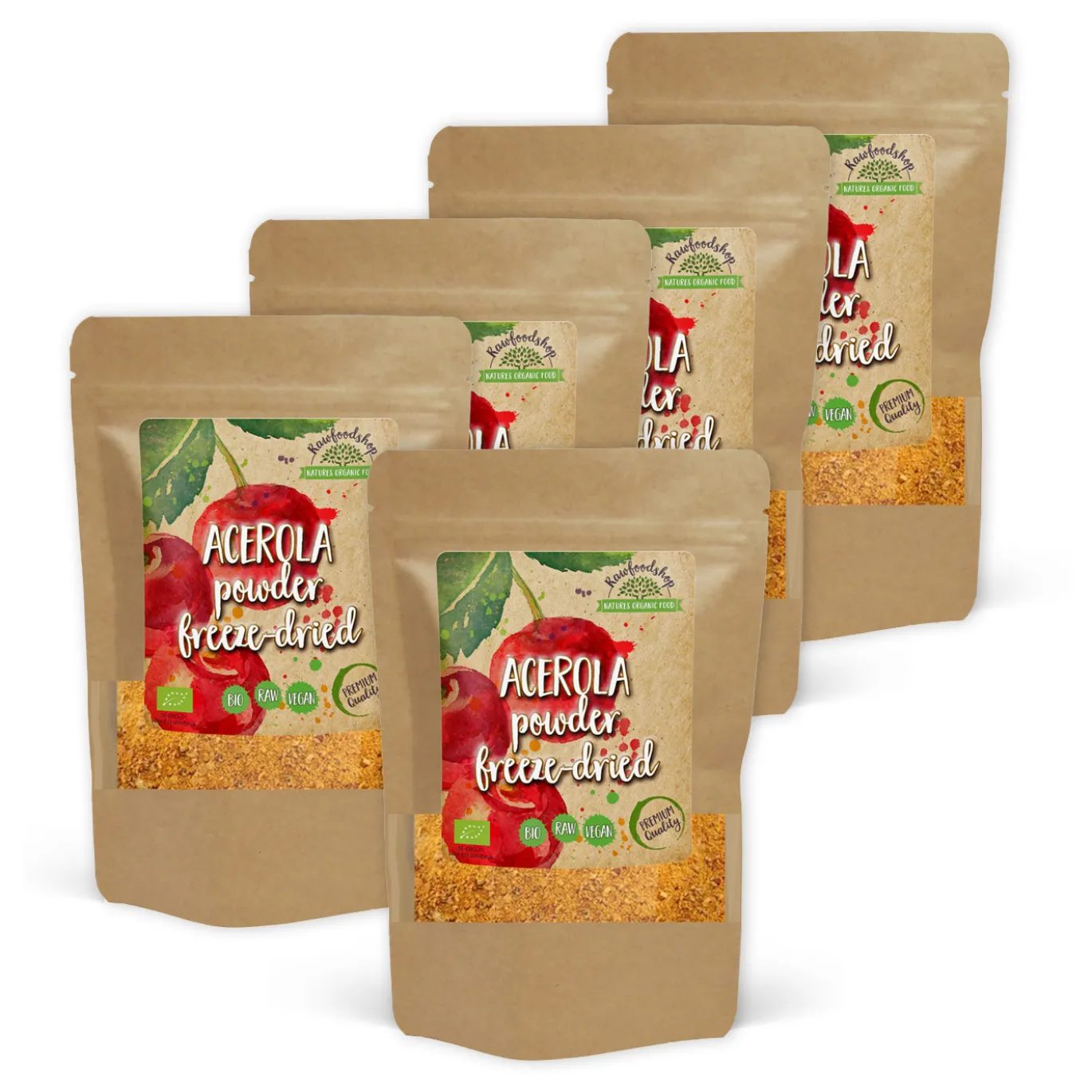 Acerola pulver EKO 125g x 5 paket