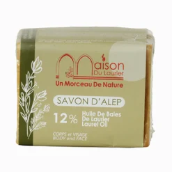 Aleppotvål Lagerbärsolja 12% 200g