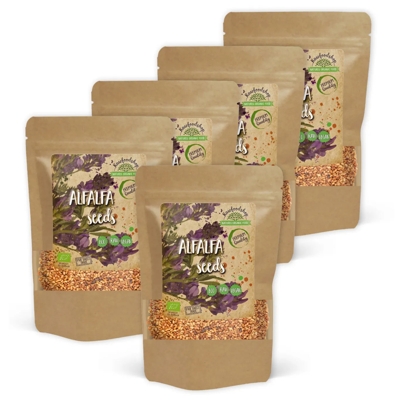 Alfalfafrön EKO 500g x 5 paket