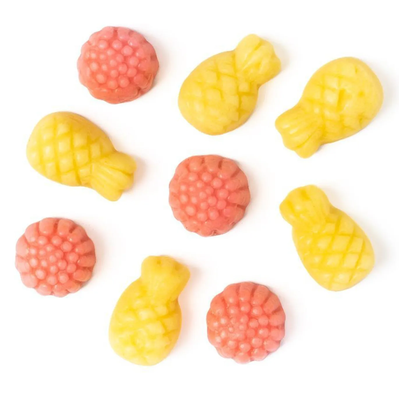 Ananas & Hallon Fruktgodis EKO 100g