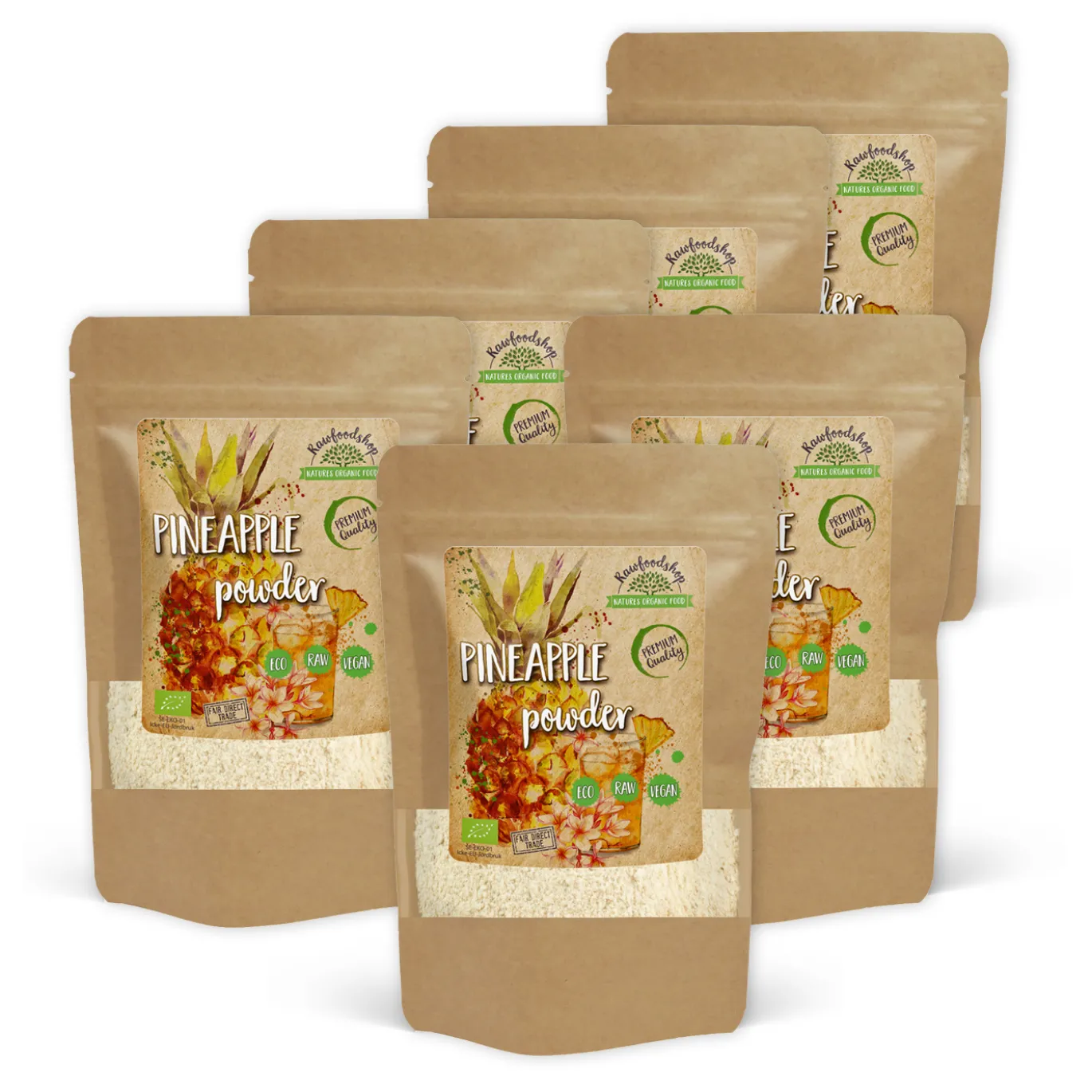 Ananaspulver EKO 100g x 6 paket