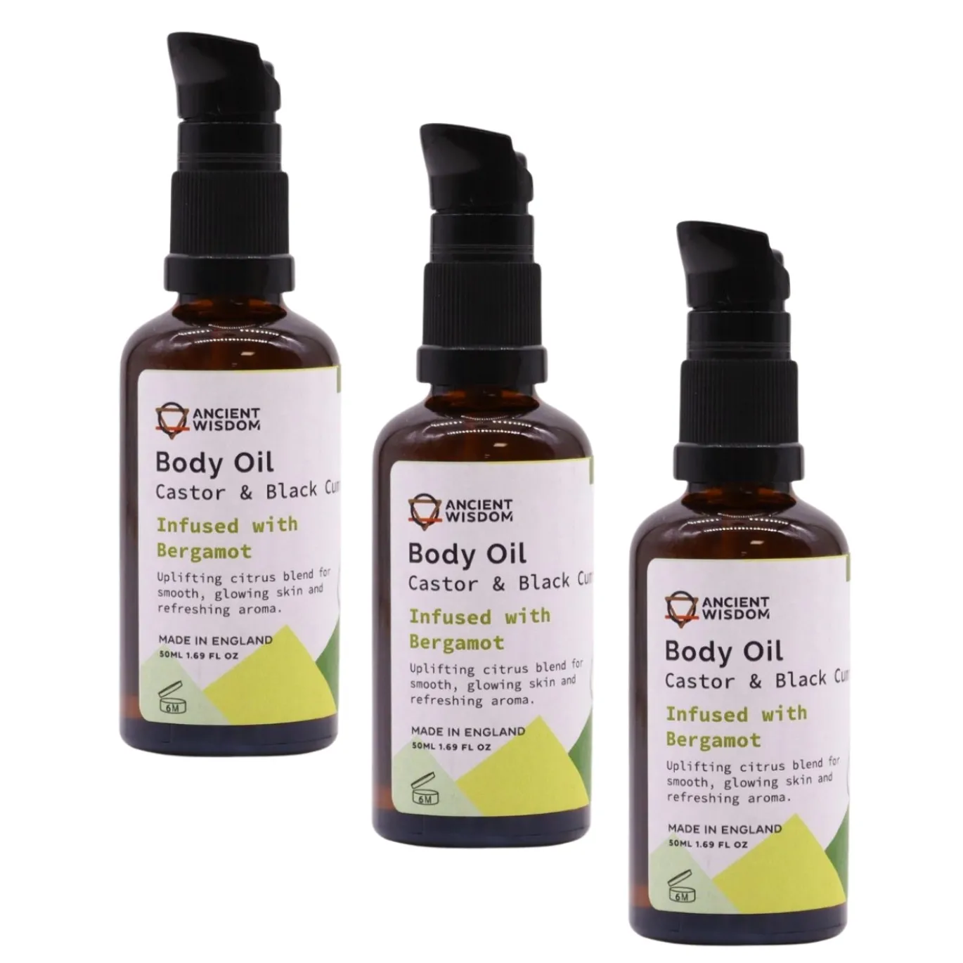 Ansikte & Kroppsolja Bergamott EKO 50ml x 3 st