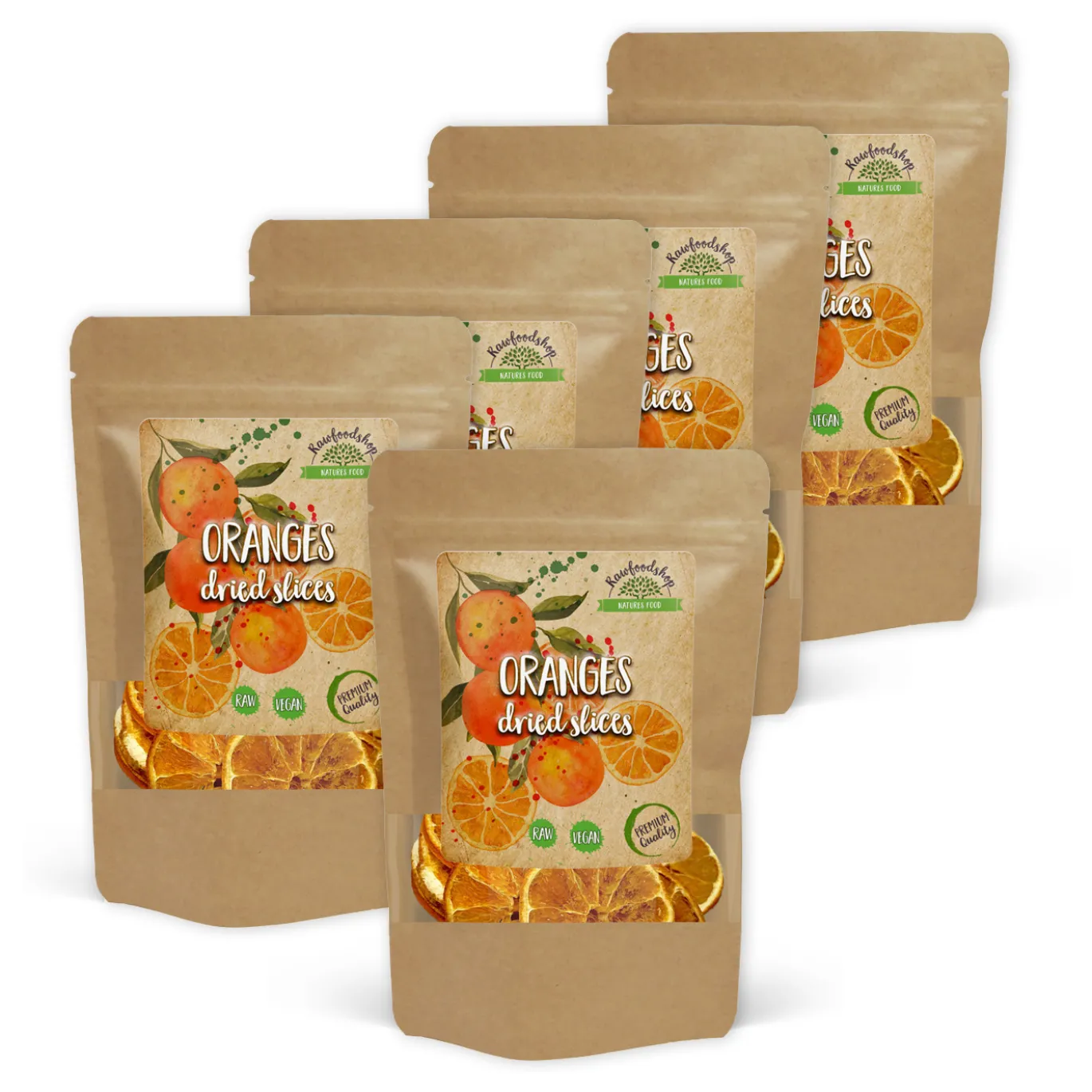 Apelsiner Torkade 100g x 5 paket