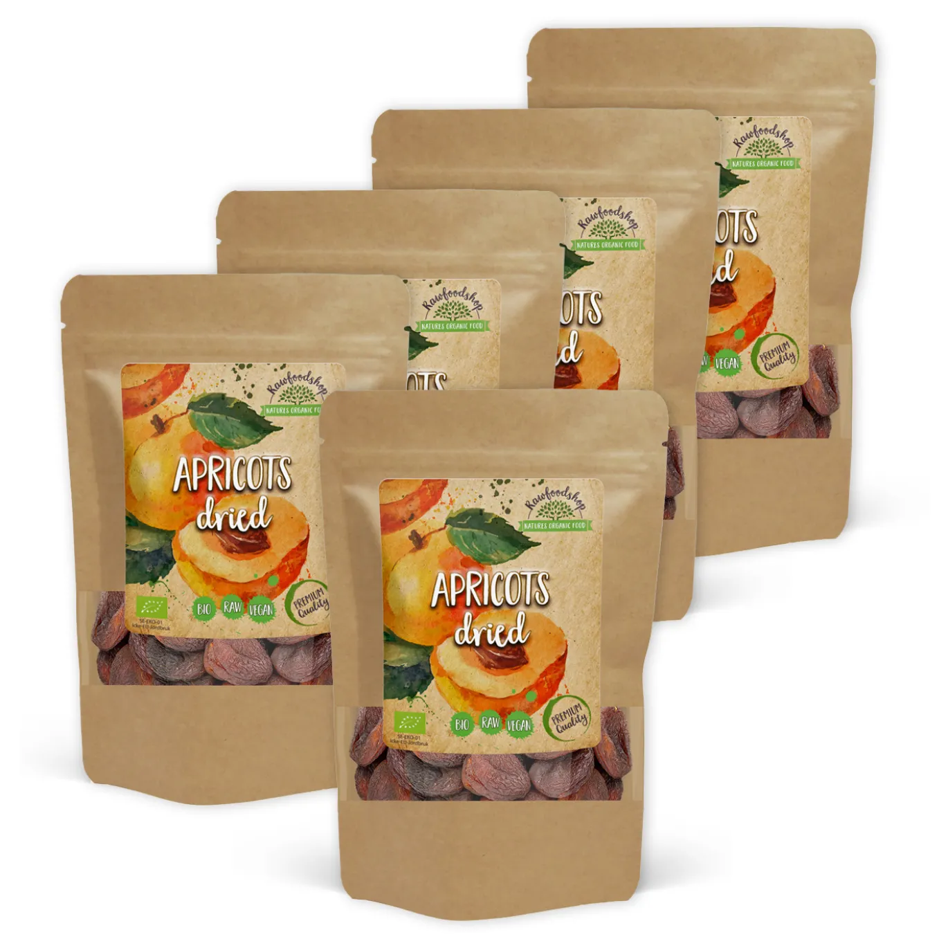 Aprikoser EKO 1kg x 5 paket