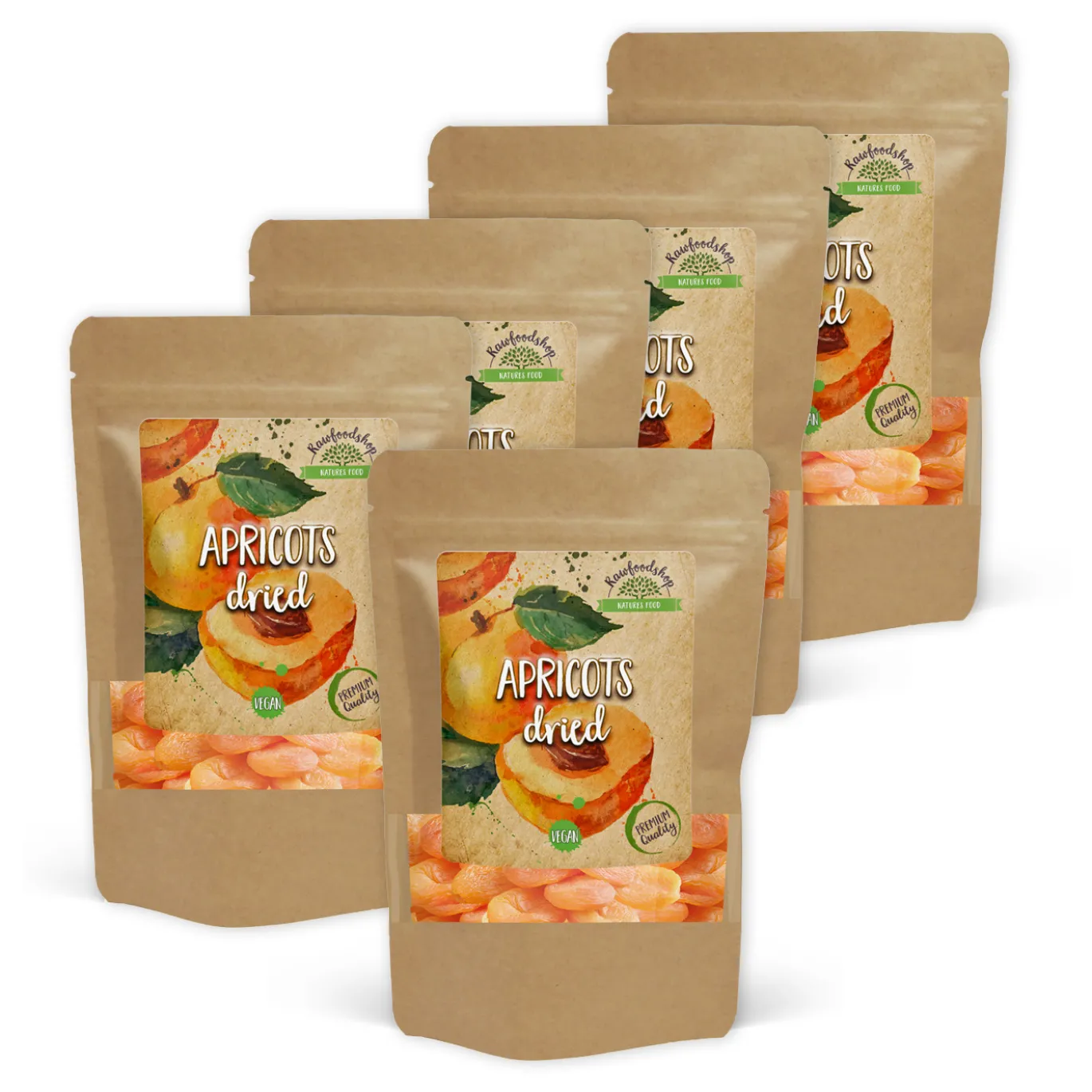 Aprikoser 1kg x 5 paket