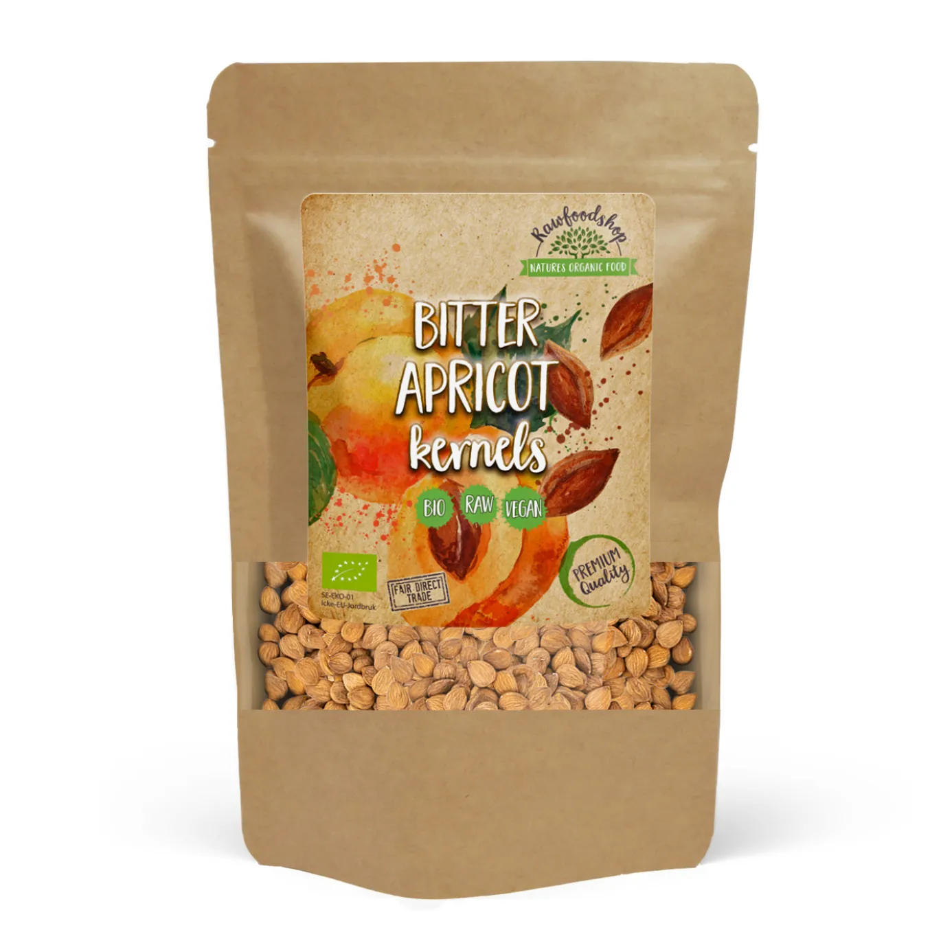 Aprikoskärnor Bittra EKO 500g