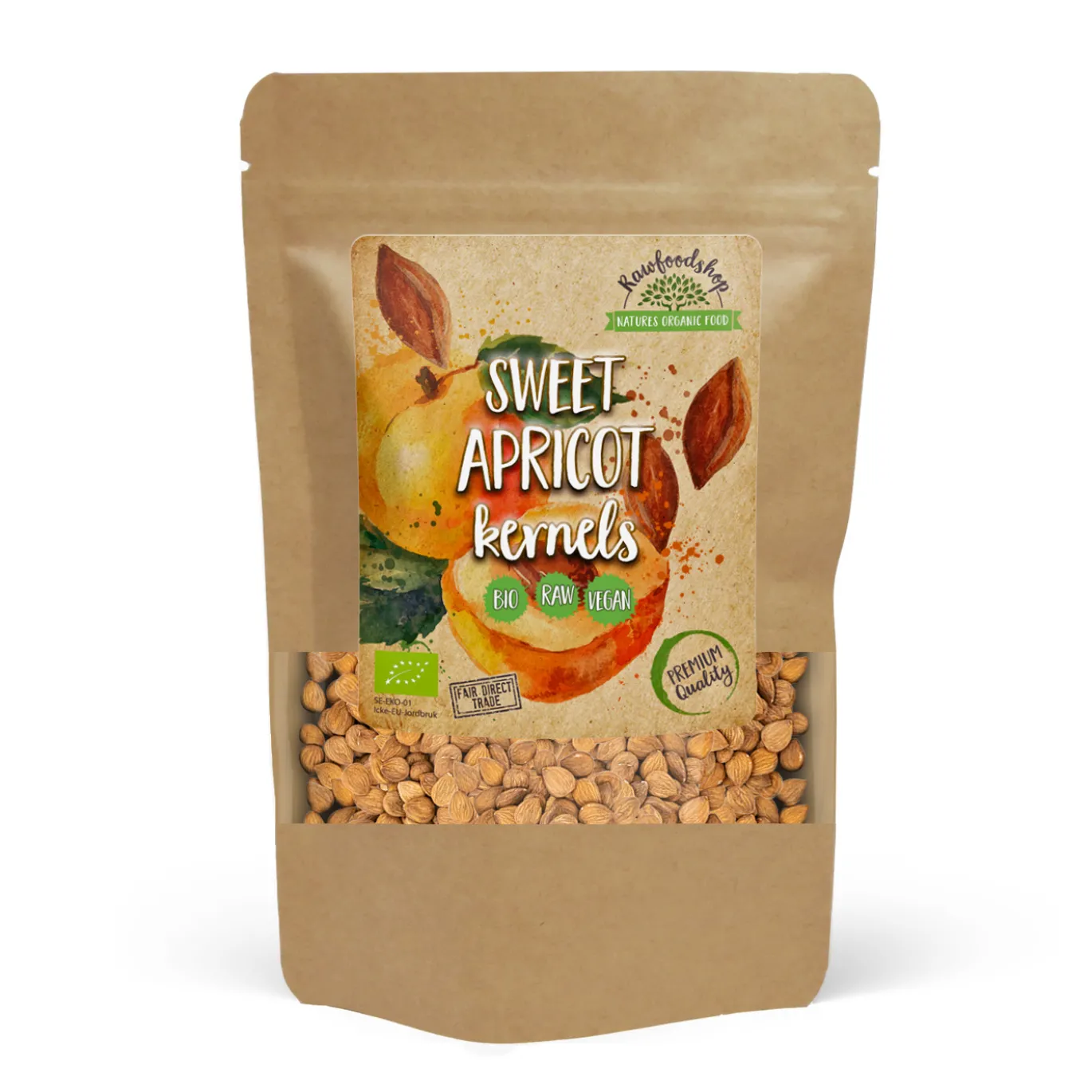 Aprikoskärnor Söta EKO 500g