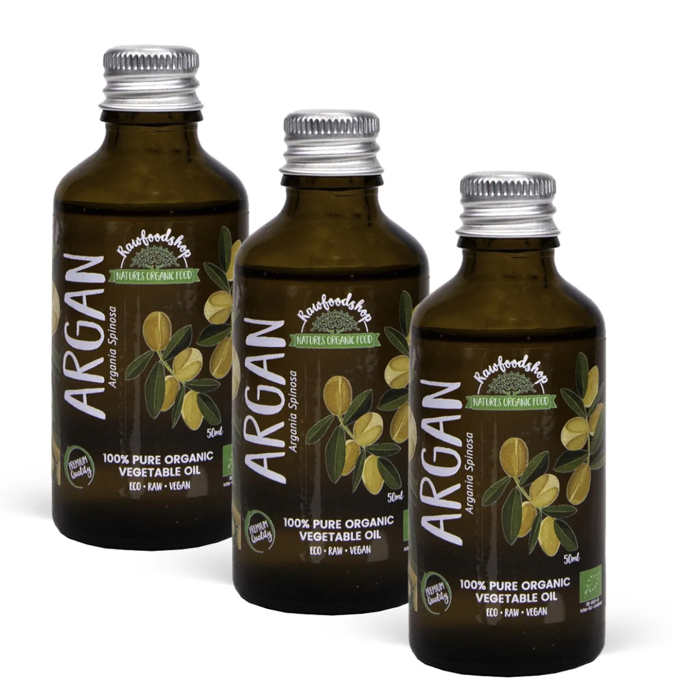 Arganolja EKO 50ml x 3 flaskor