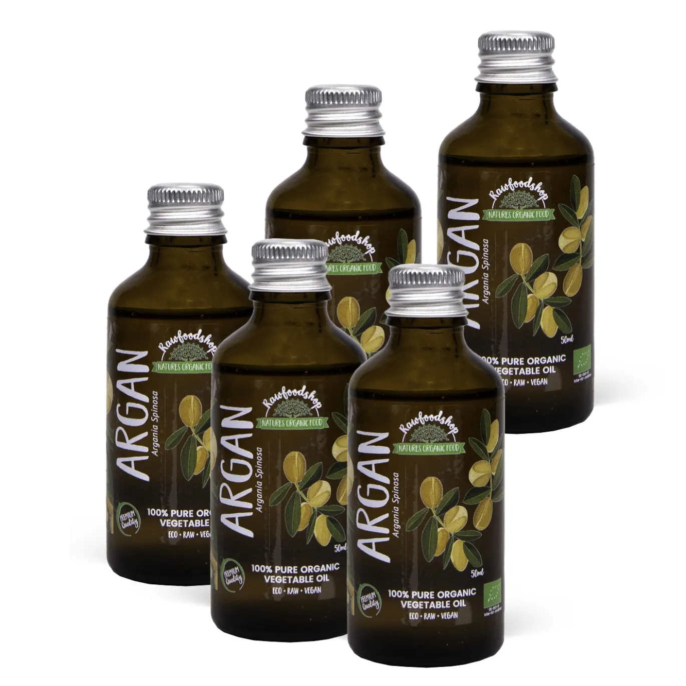 Arganolja EKO 50ml x 5 flaskor