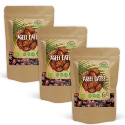 Aseel Dadlar urkärnade EKO 1kg x 3 paket