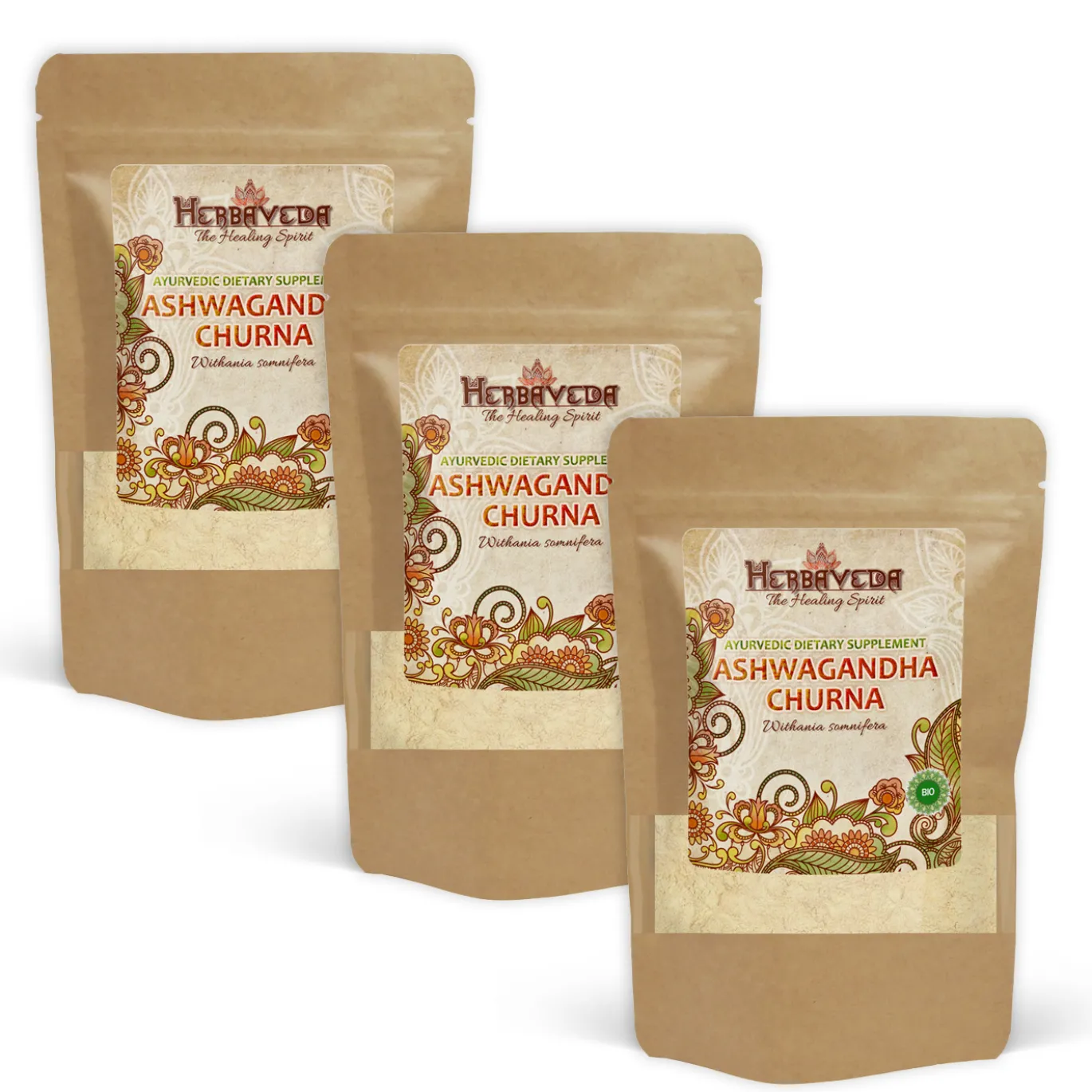Ashwagandha Churna EKO 125g x 3 paket