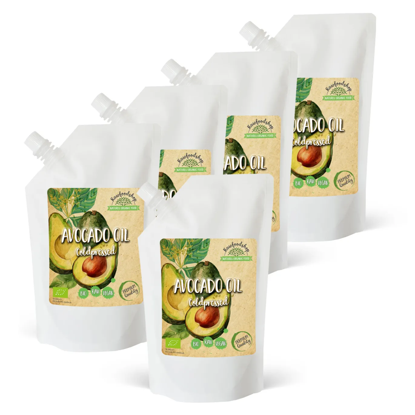 Avokadoolja EKO 500 ml x 5 paket