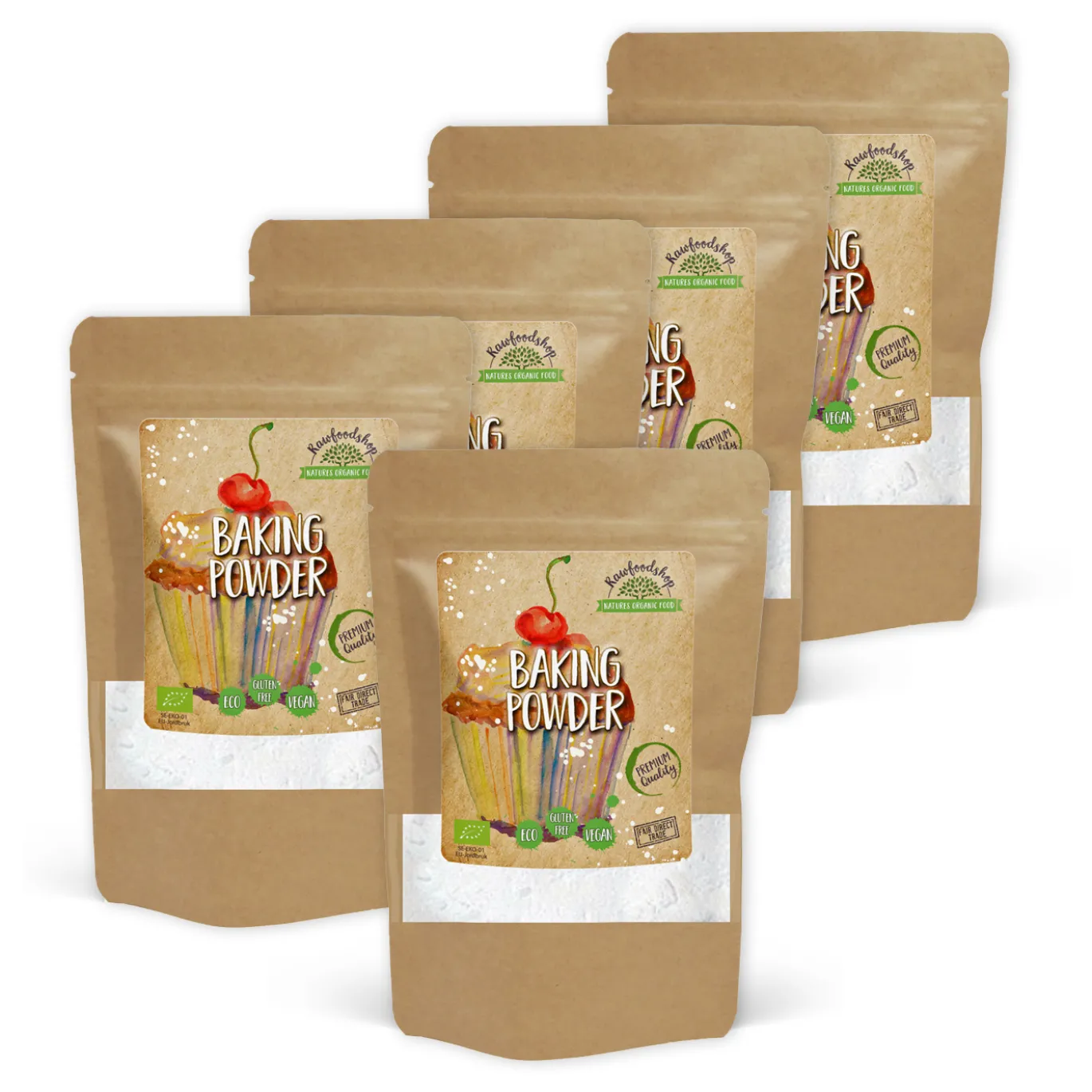 Bakpulver EKO 100g x 5 paket