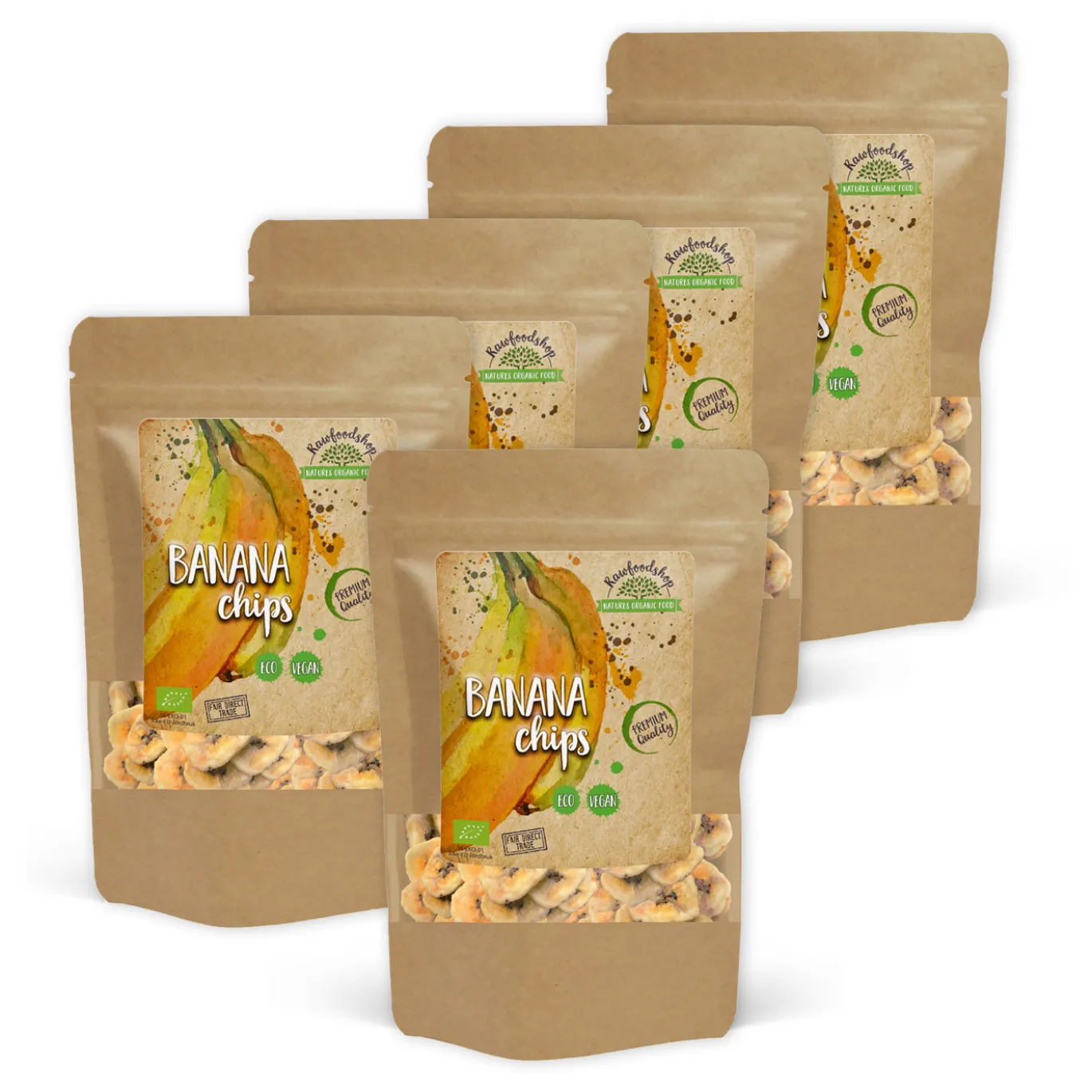 Bananchips EKO 500g x 5 paket