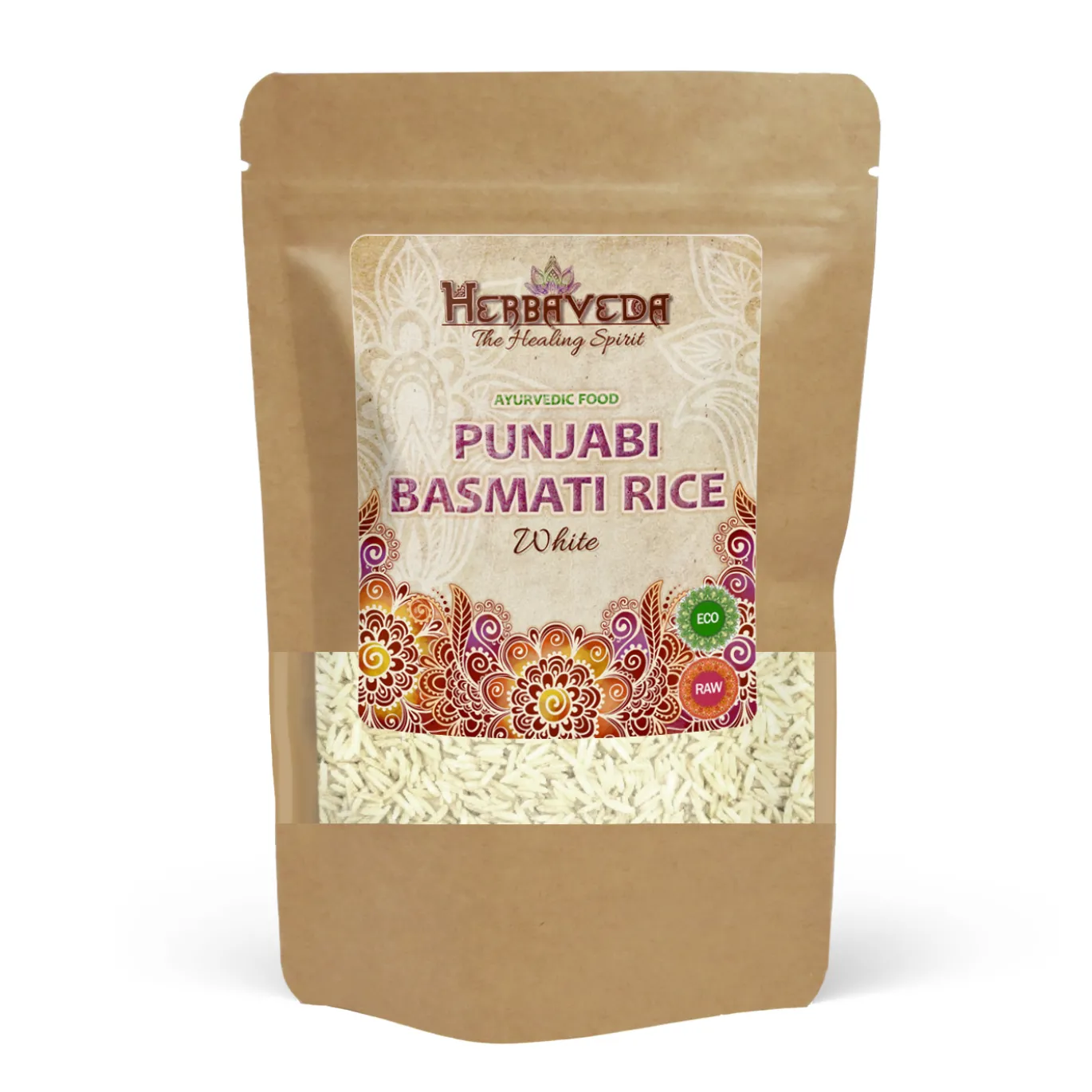 Basmatiris Punjabi Vitt EKO 1kg