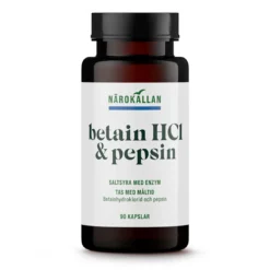 Betain HCL & Pepsin 90 kapslar