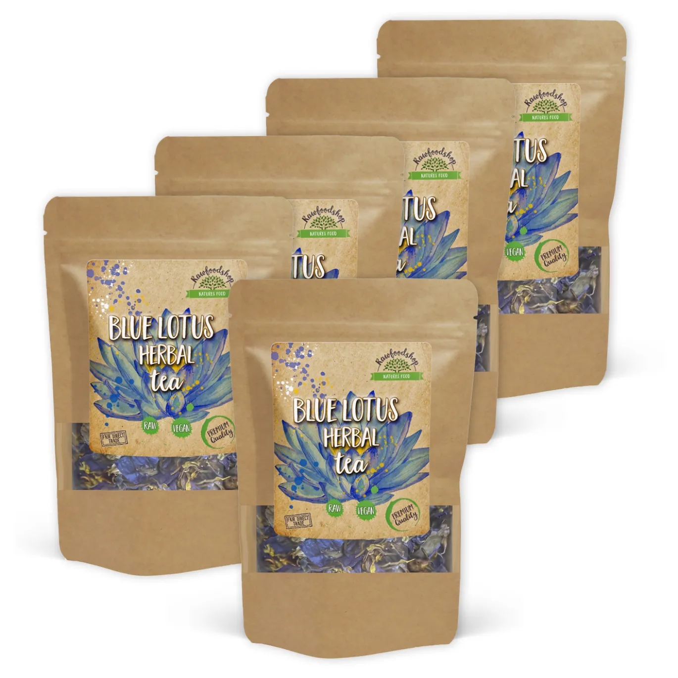 Blå Lotus Örtte 30g x 5 paket