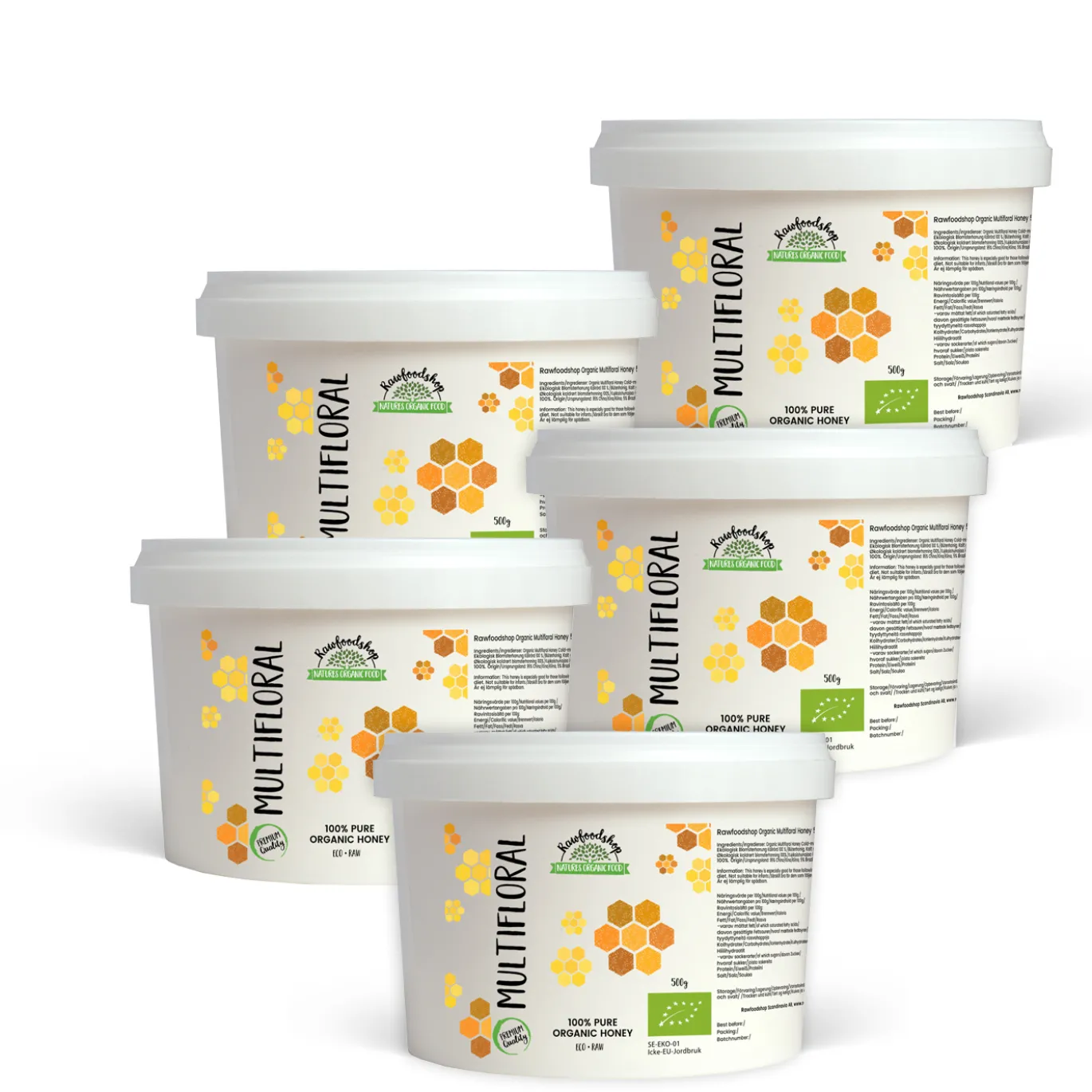 Blomsterhonung Kallrörd EKO 500g x 5 paket