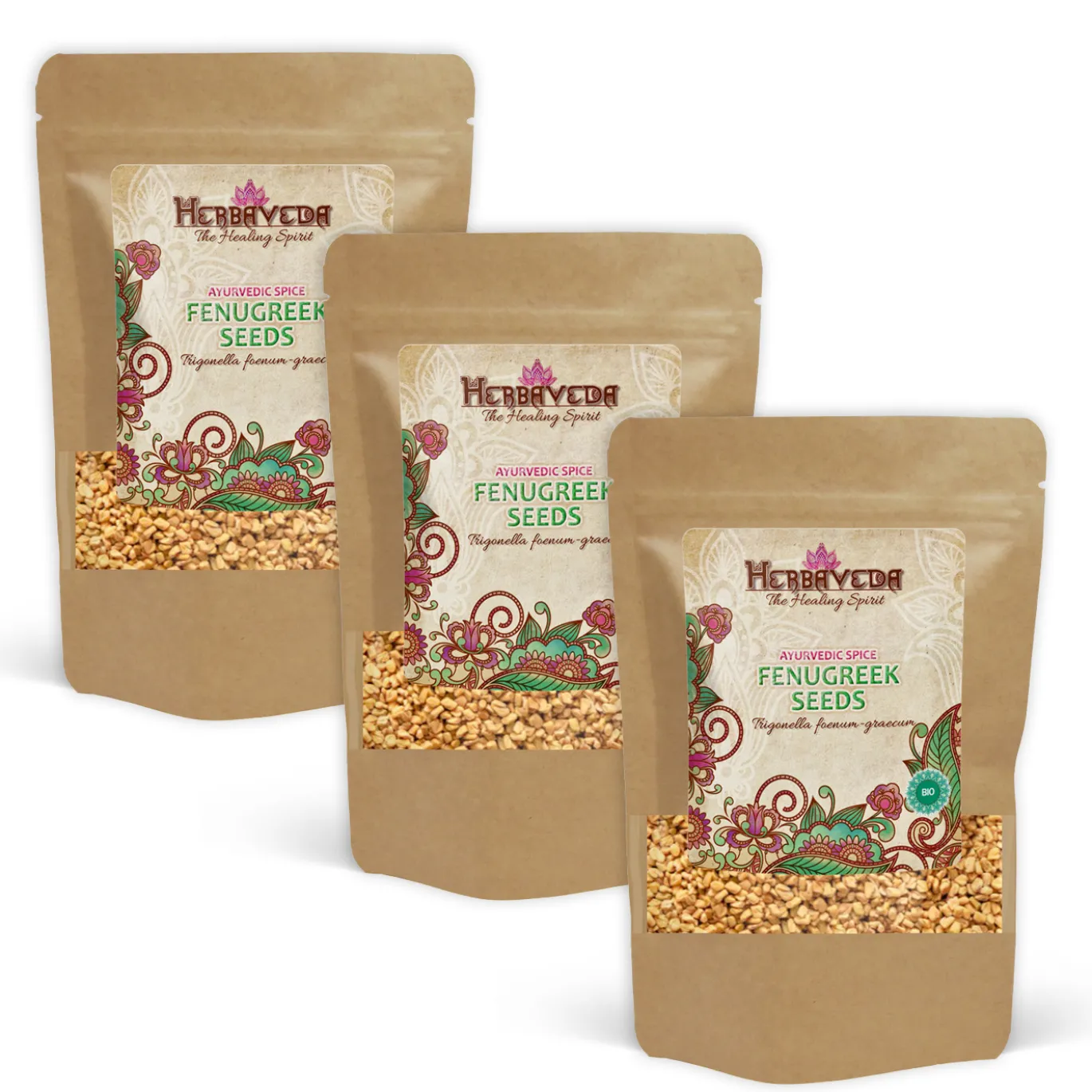Bockhornsklöver Frön EKO 100g x 3 paket
