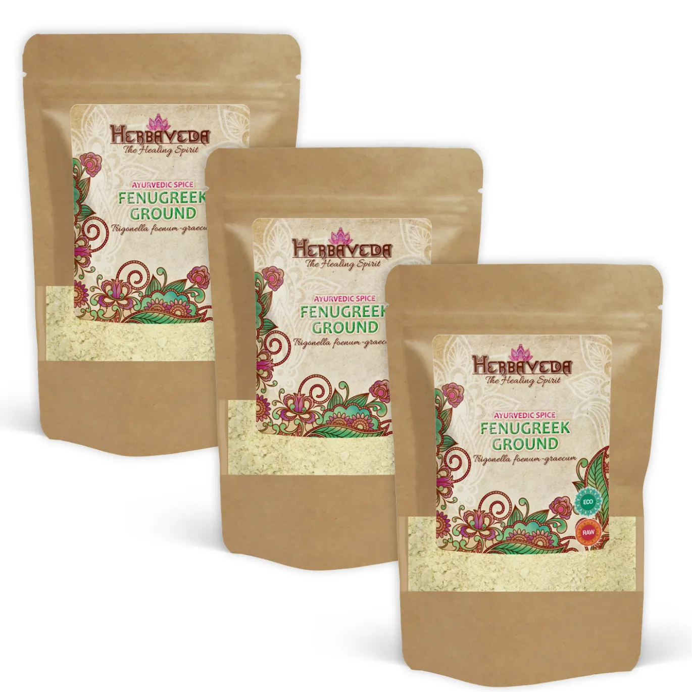 Bockhornsklöver Mald EKO 100g x 3 paket