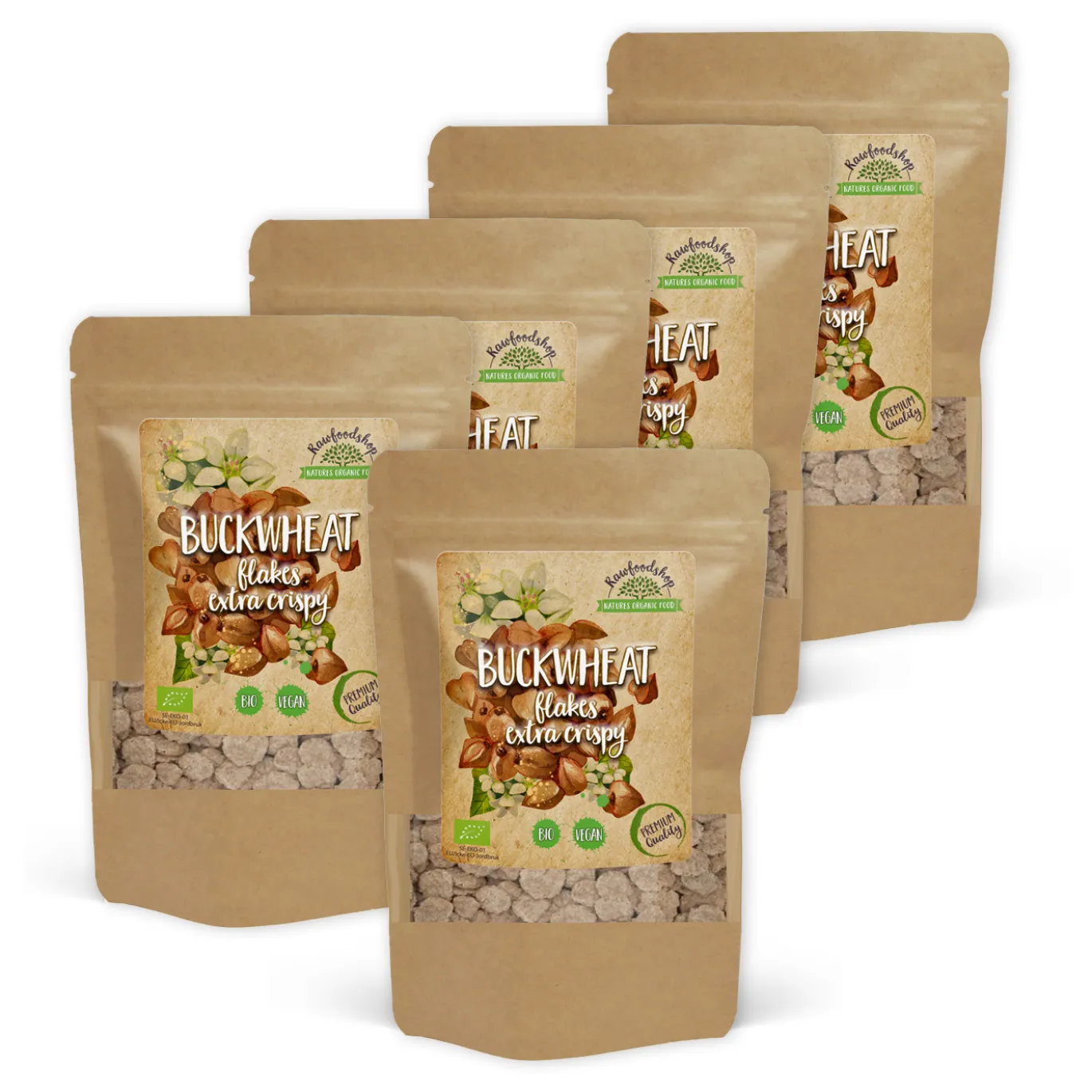 Boveteflakes Krispiga EKO 200g x 5 paket