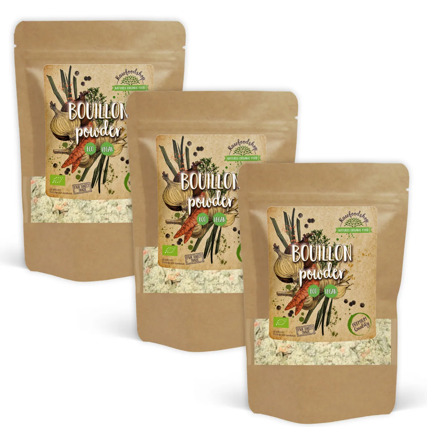 Buljong Jästfri EKO 220g x 3 paket