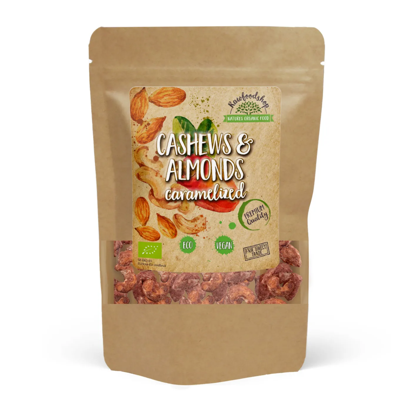 Cashew & Mandel Karamelliserade EKO 200g