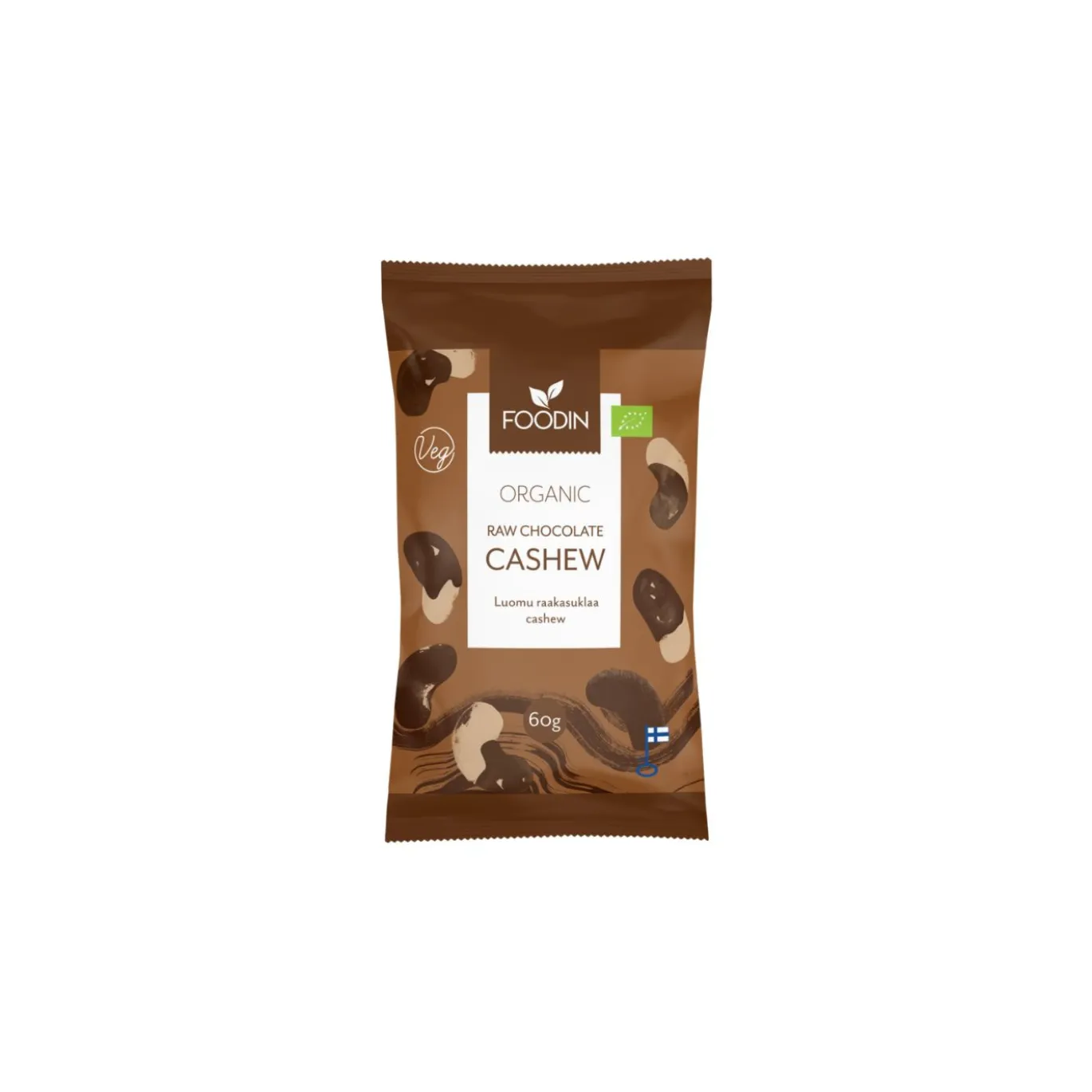 Cashewnötter i Råchoklad EKO 60g