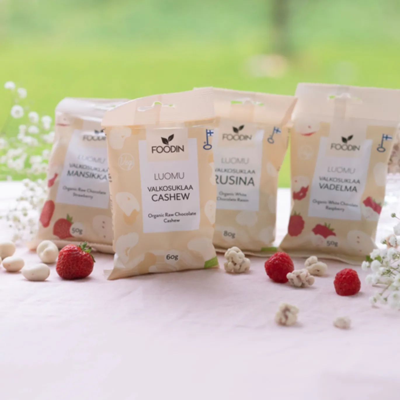 Cashewnötter i Vit Choklad EKO 60g