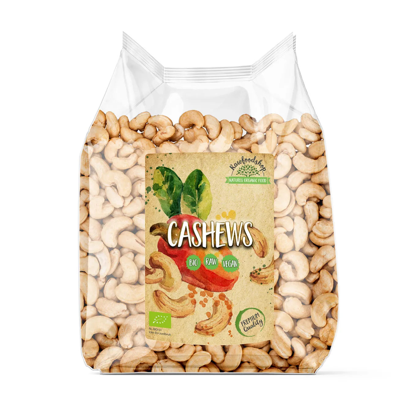 Cashewnötter Premium RAW EKO 1kg