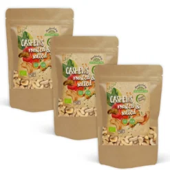 Cashewnötter Rostade & Saltade EKO 500g x 3 paket