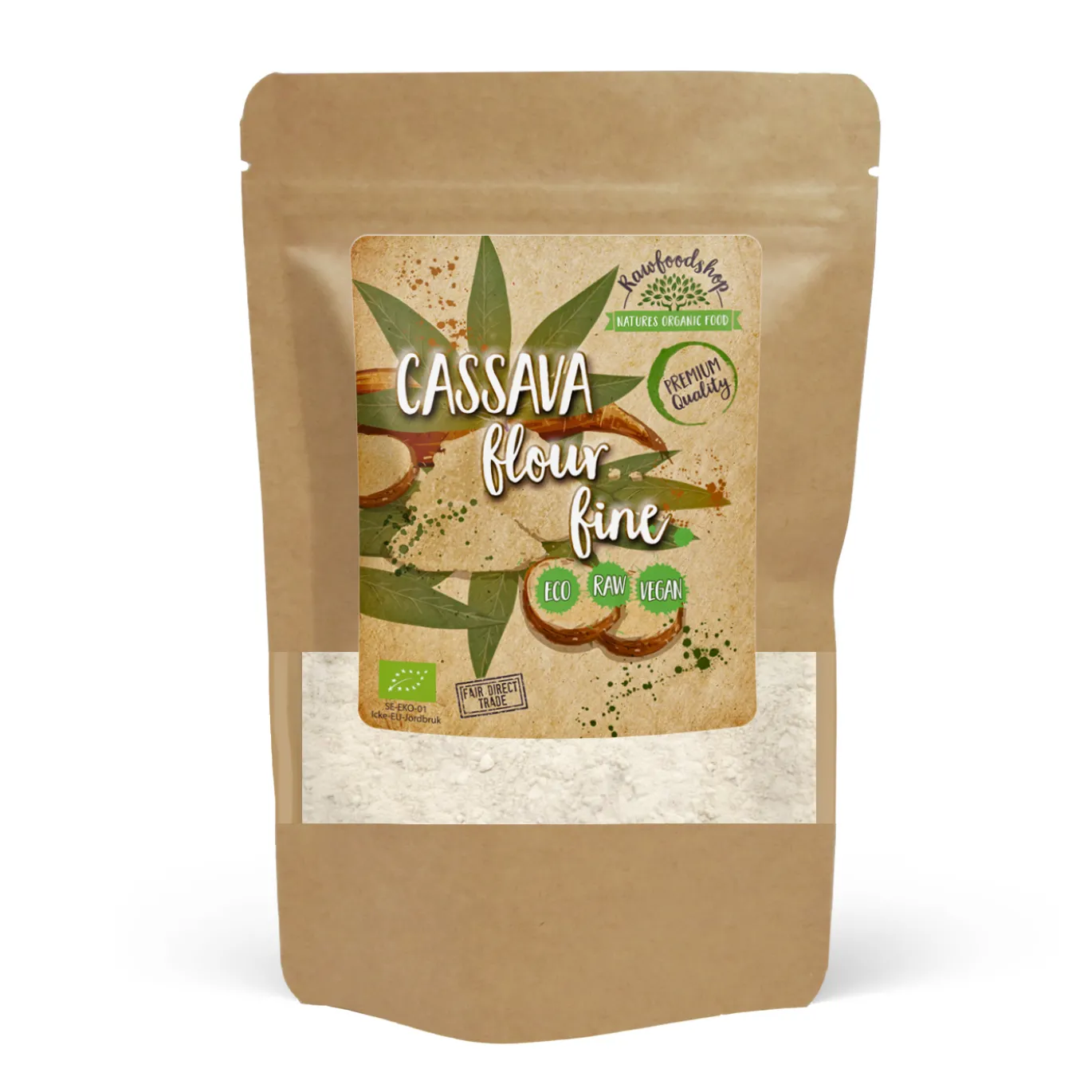 Cassava Mjöl Finmalt EKO 1kg
