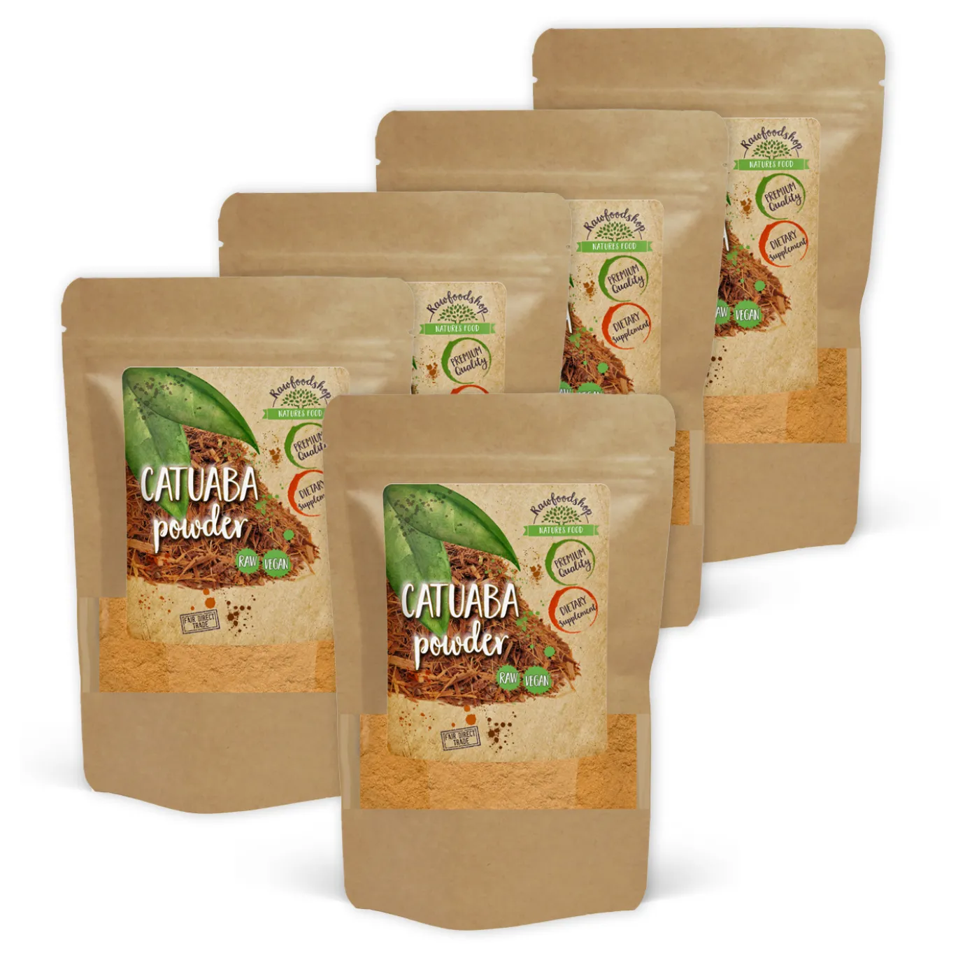 Catuaba pulver 250g x 5 paket