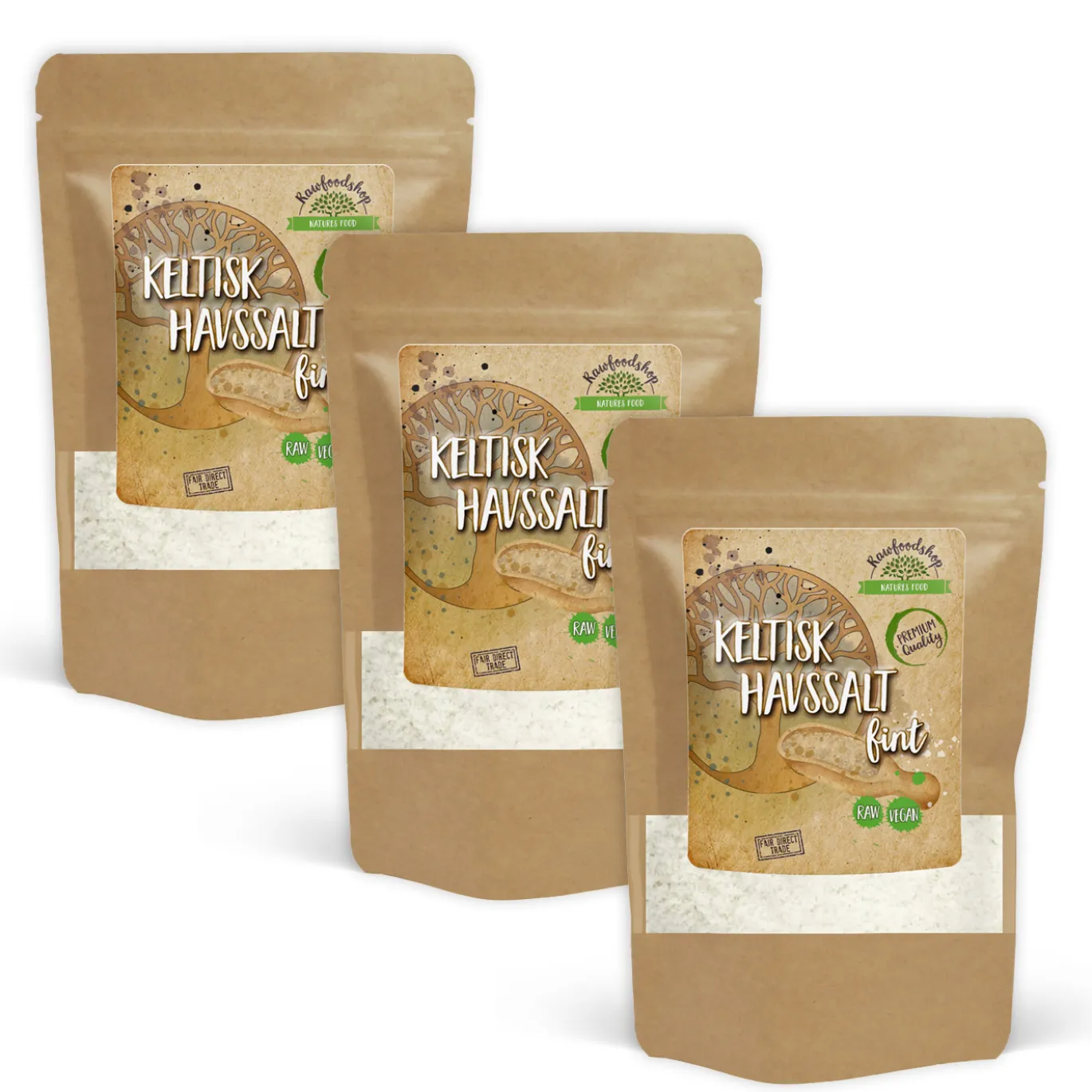 Celtic Havssalt Fint 1kg x 3 paket