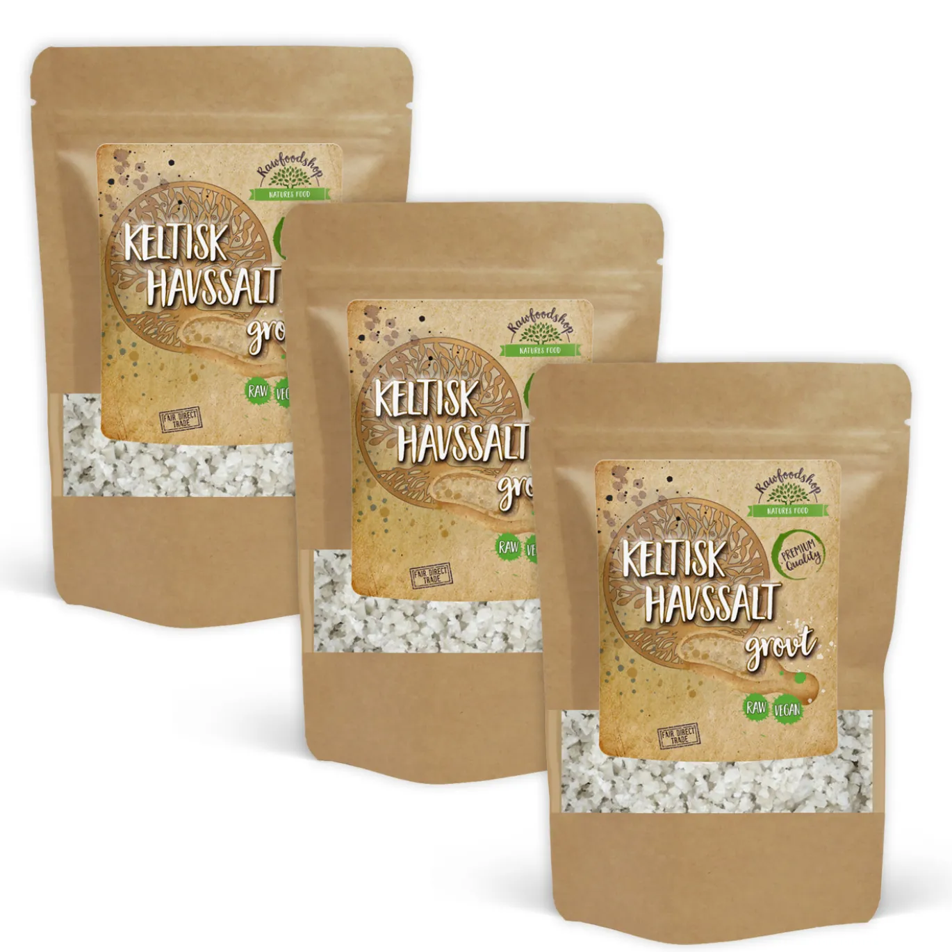 Celtic Havssalt Grovt 1kg x 3 paket