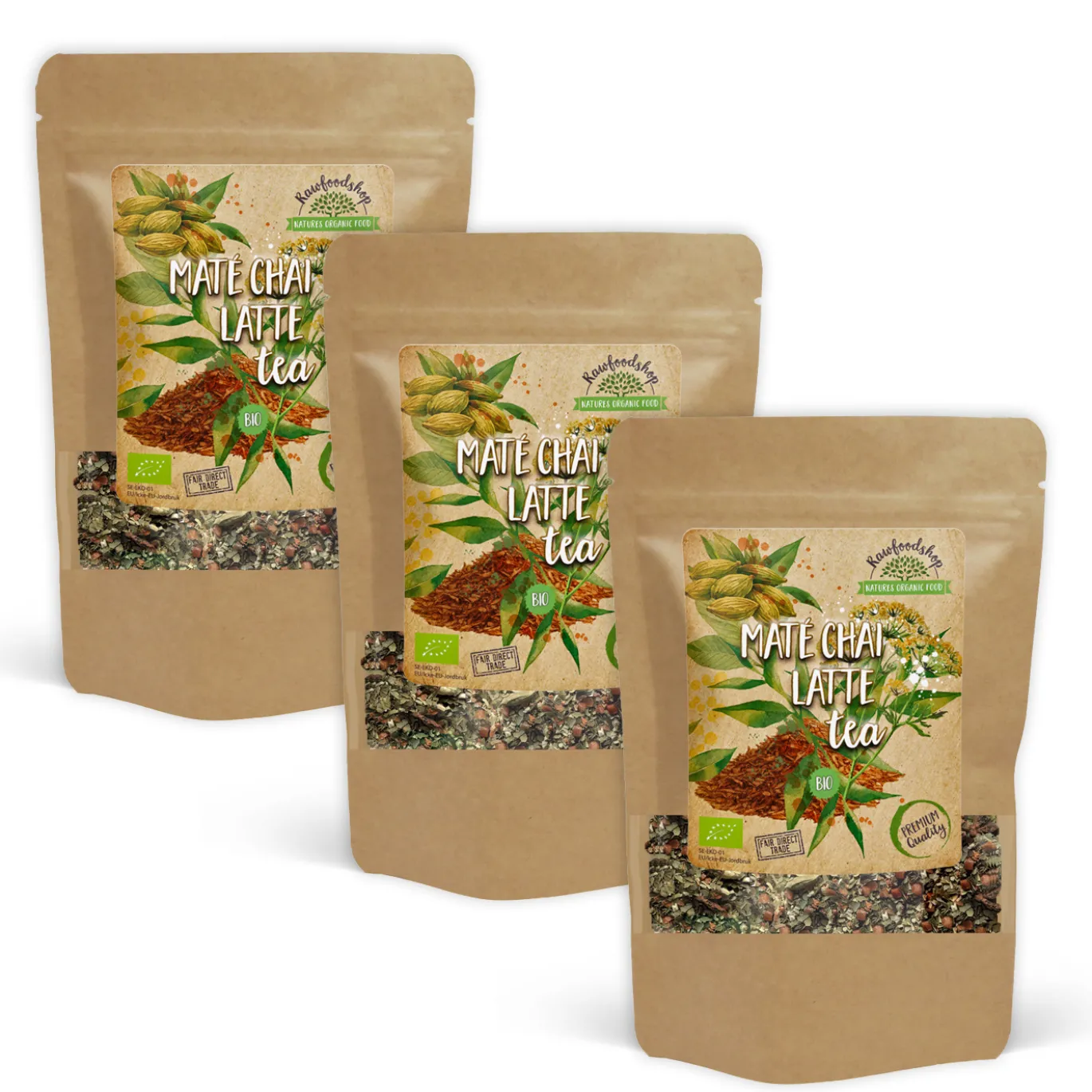 Chai Latte Maté Te EKO 70g x 3 st