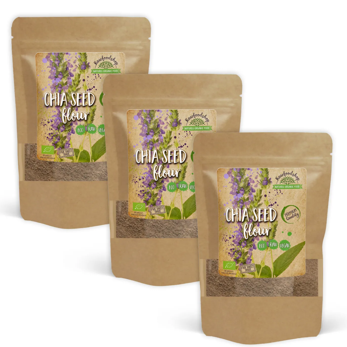 Chiamjöl EKO 500g x 3 paket