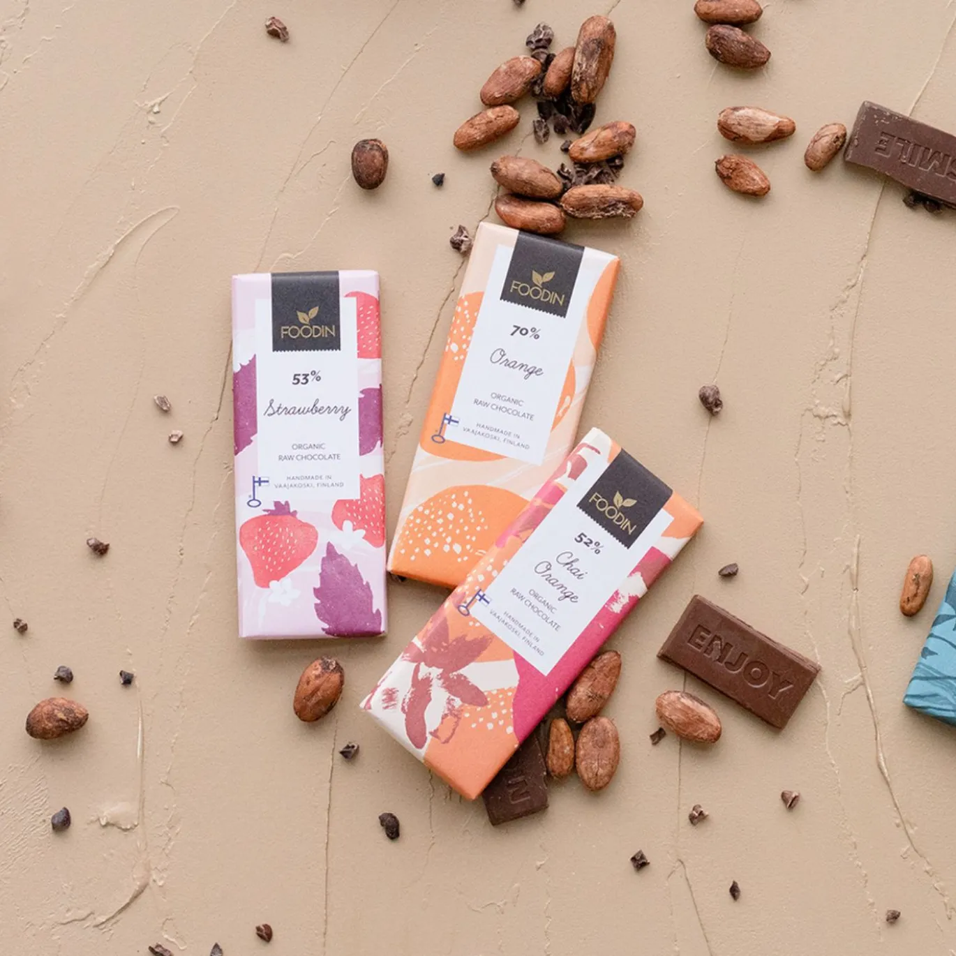 Choklad Apelsin 70% RAW EKO 40g