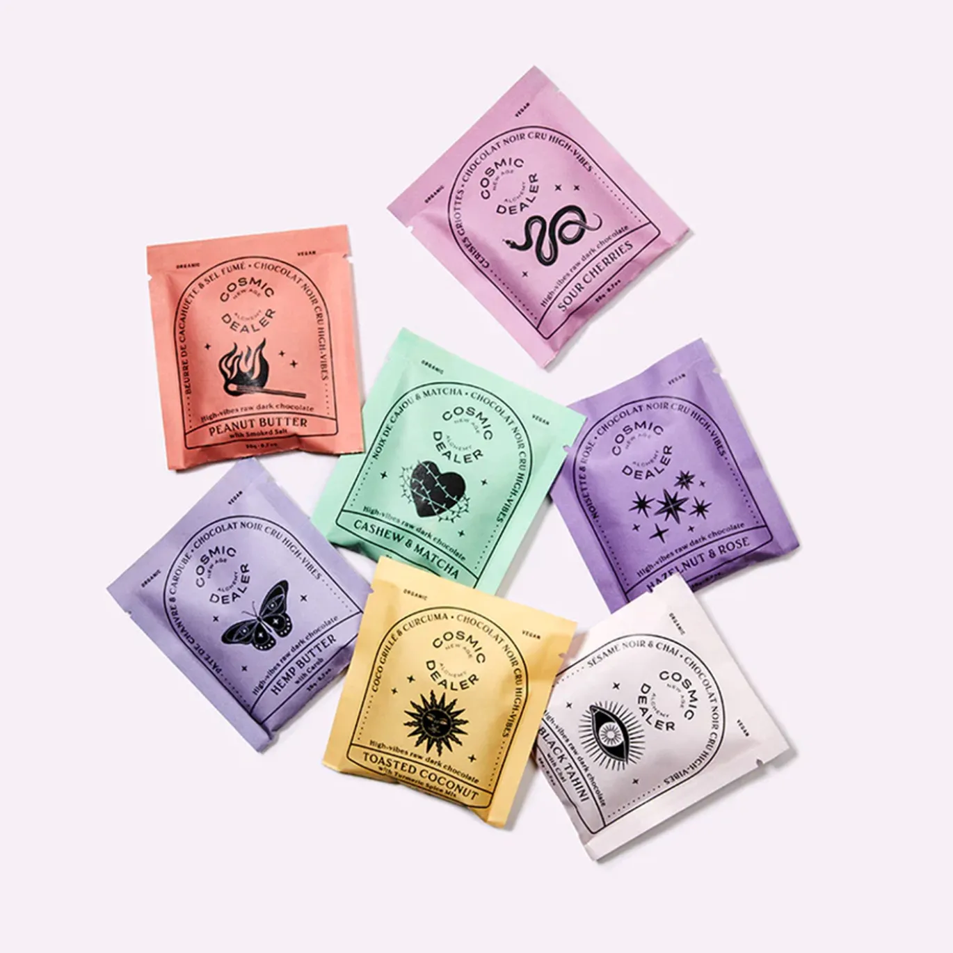 Chokladbox High-Vibes 7 sorter EKO 7 x 20g