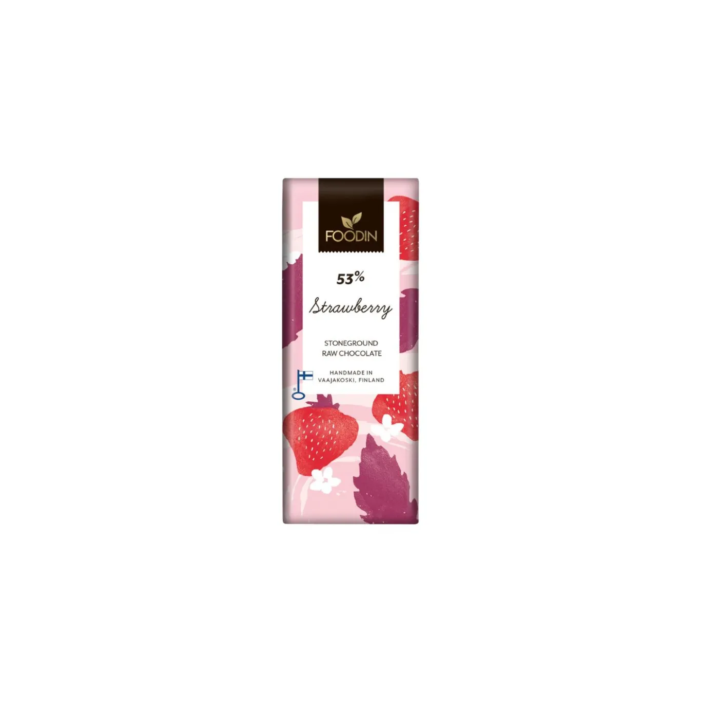 Choklad Jordgubb 53% RAW EKO 40g
