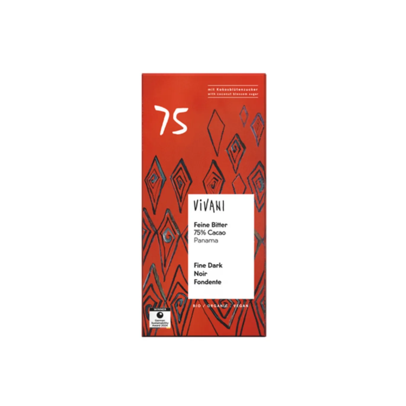 Choklad Mörk 75% EKO 80g