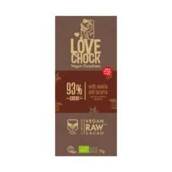 Choklad Vanilj & Lucuma 93% EKO 70g
