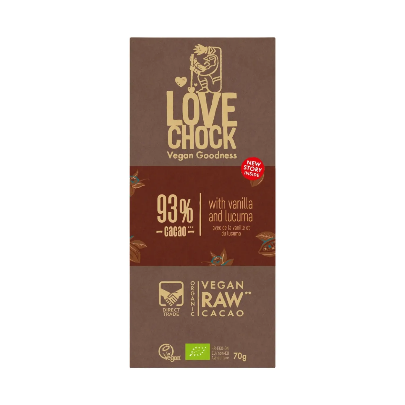 Choklad Vanilj & Lucuma 93% EKO 70g
