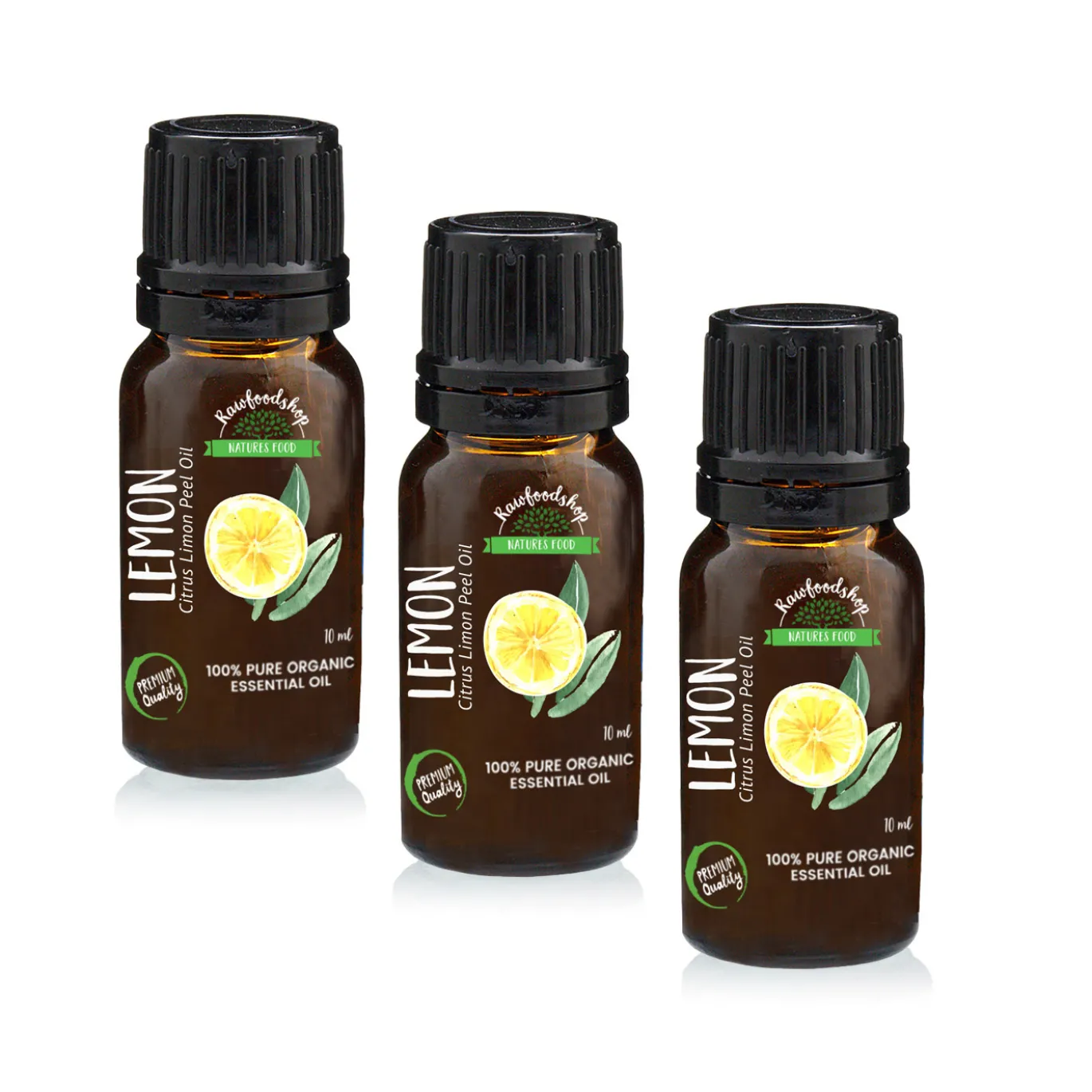 Citron Eterisk Olja EKO 10ml x 3 flaskor