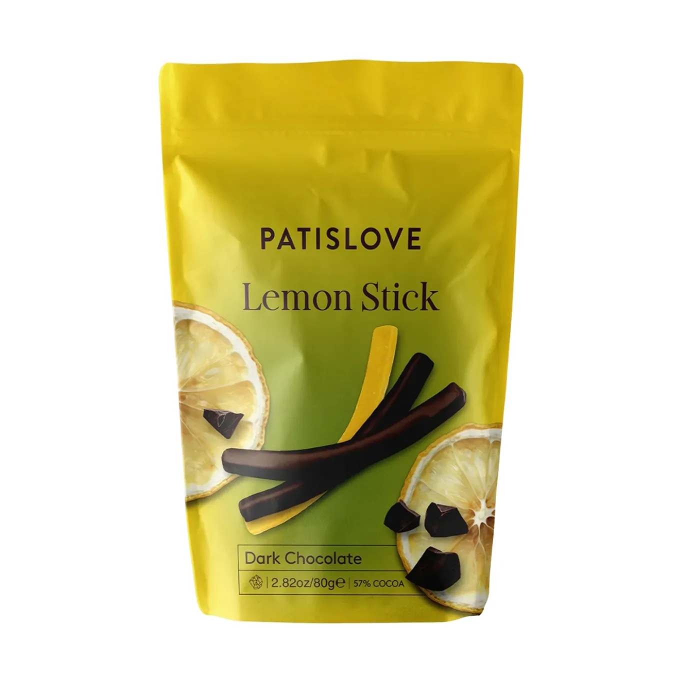 Citronsticks i Mörk Choklad 80g