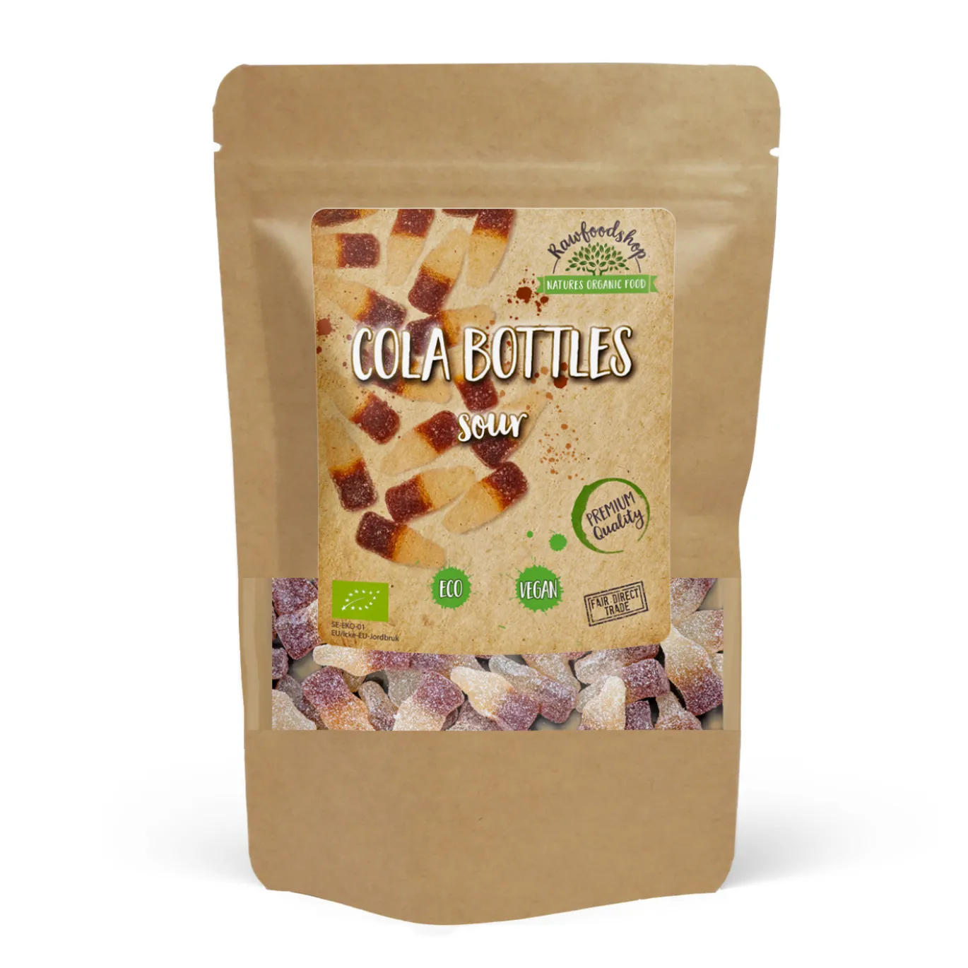 Colaflaskor Sura EKO 100g