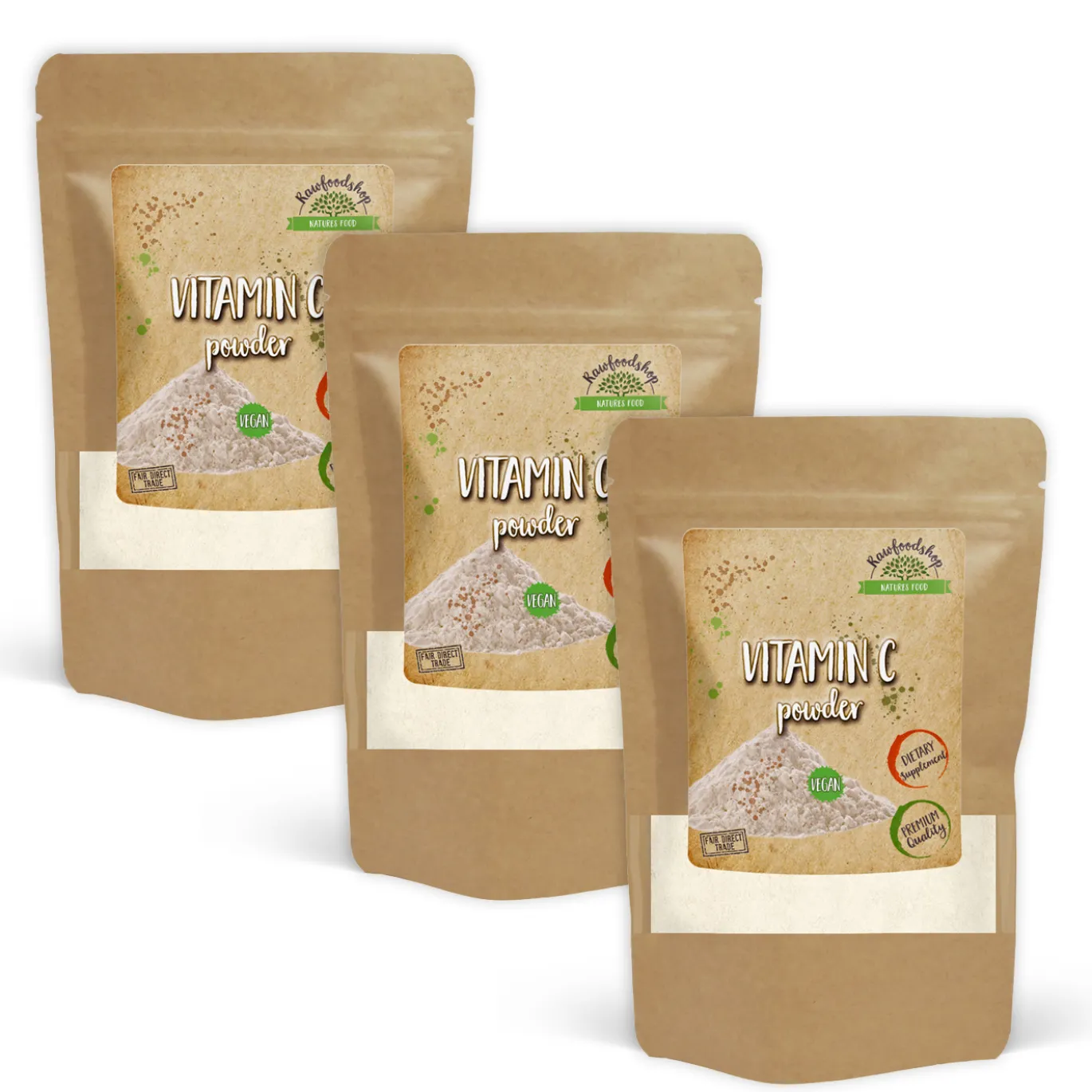 C-vitamin Pulver 250g x 3 paket