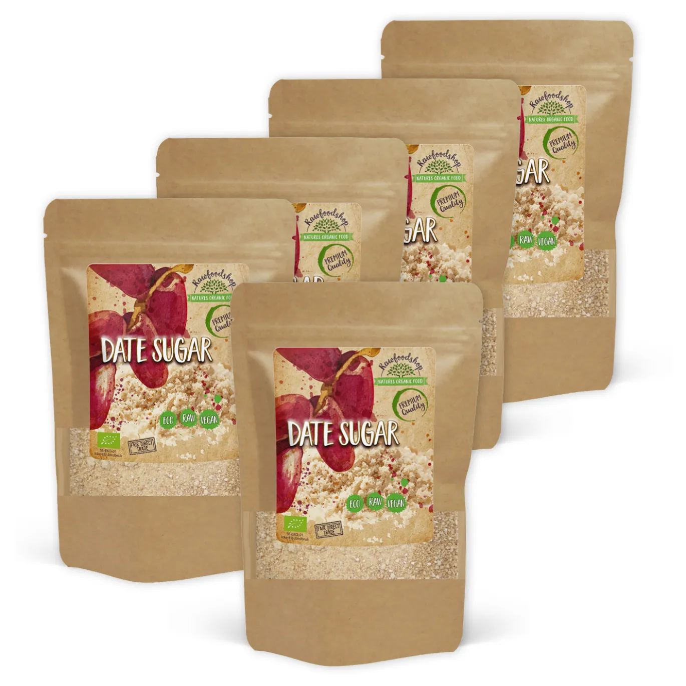 Dadelsocker EKO 500g x 5 paket