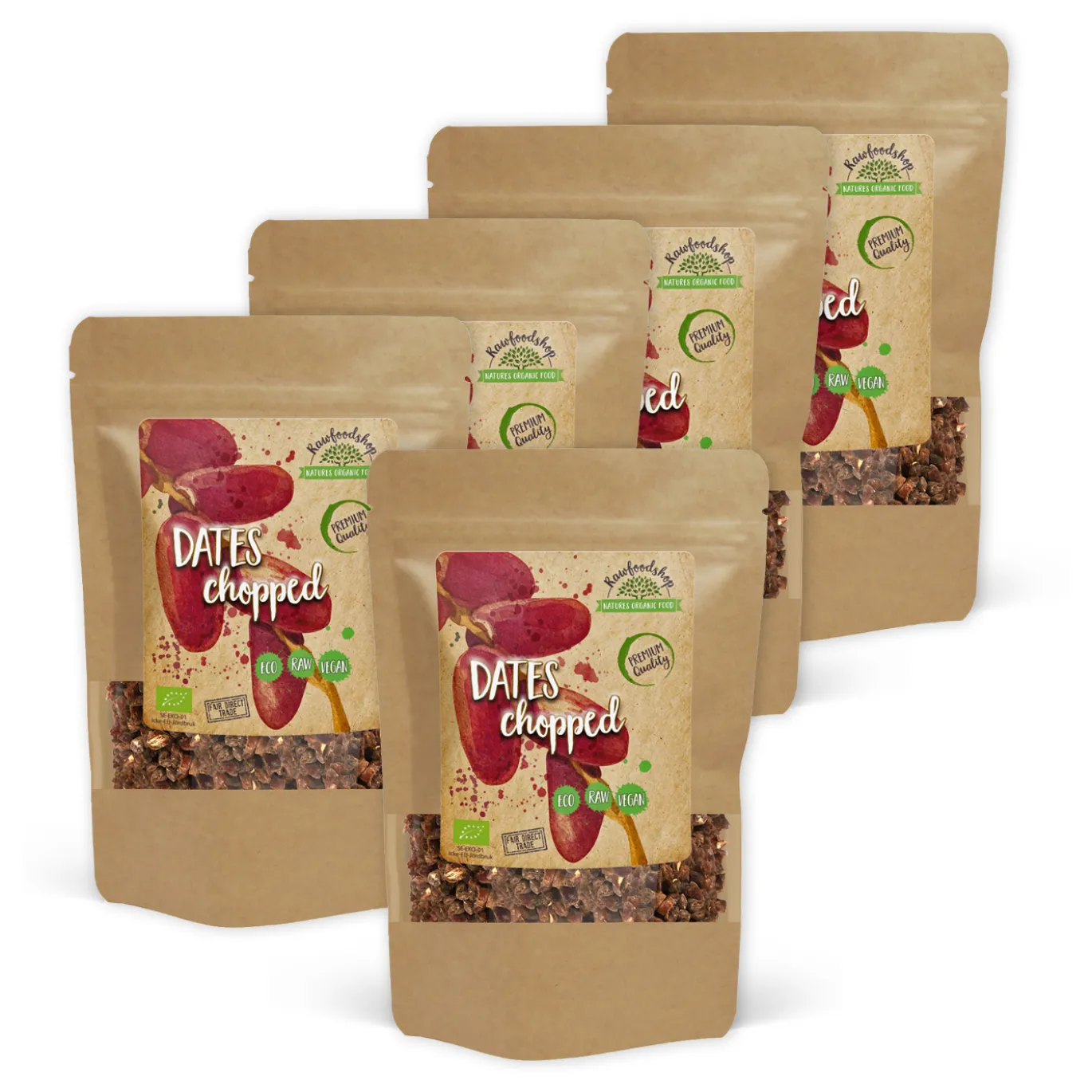 Dadlar Hackade EKO 500g x 5 paket
