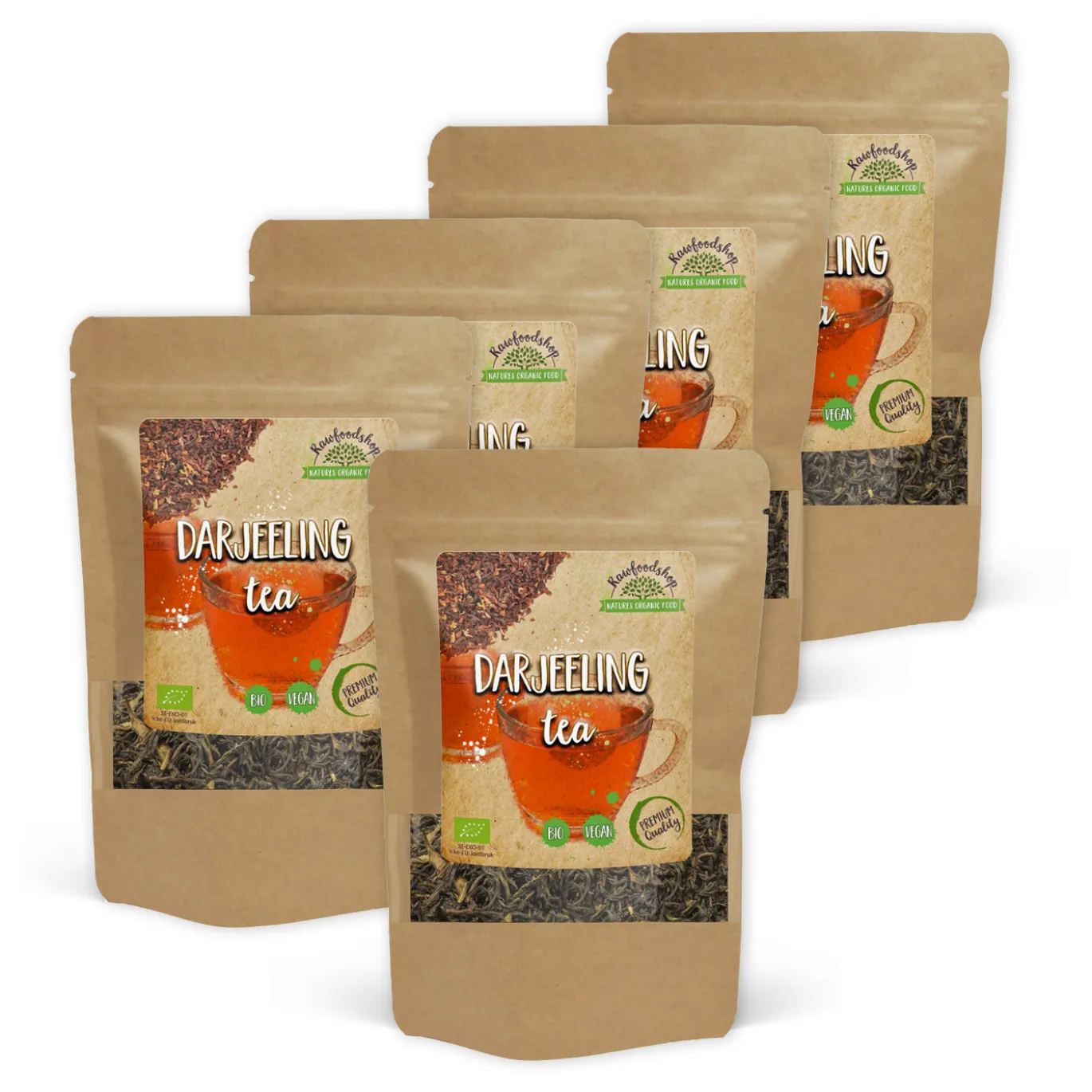 Darjeeling Te EKO 100g x 5 paket